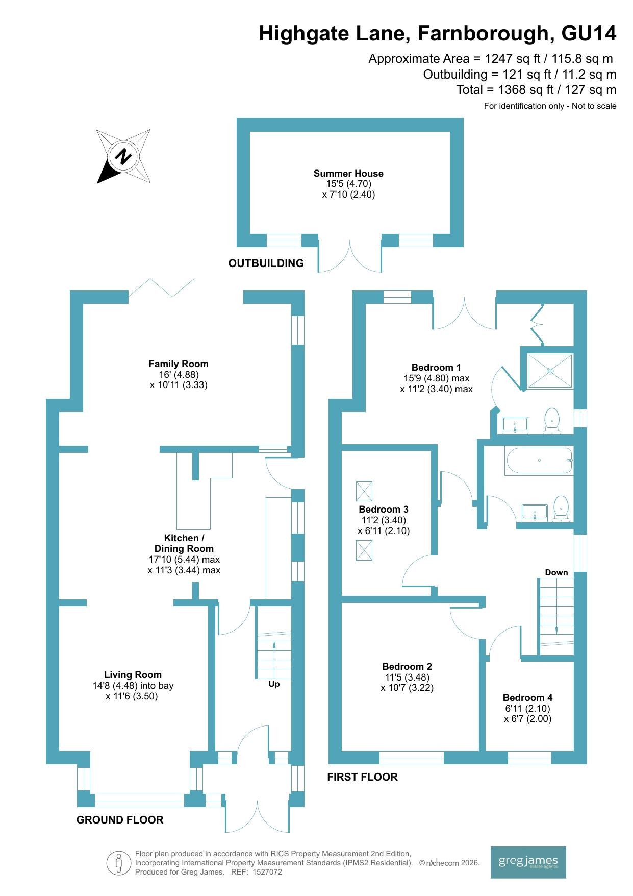 19, Highgate Lane, Farnborough floorplan