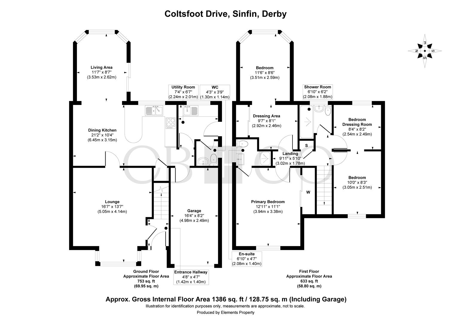 1, Coltsfoot Drive, Derby floorplan