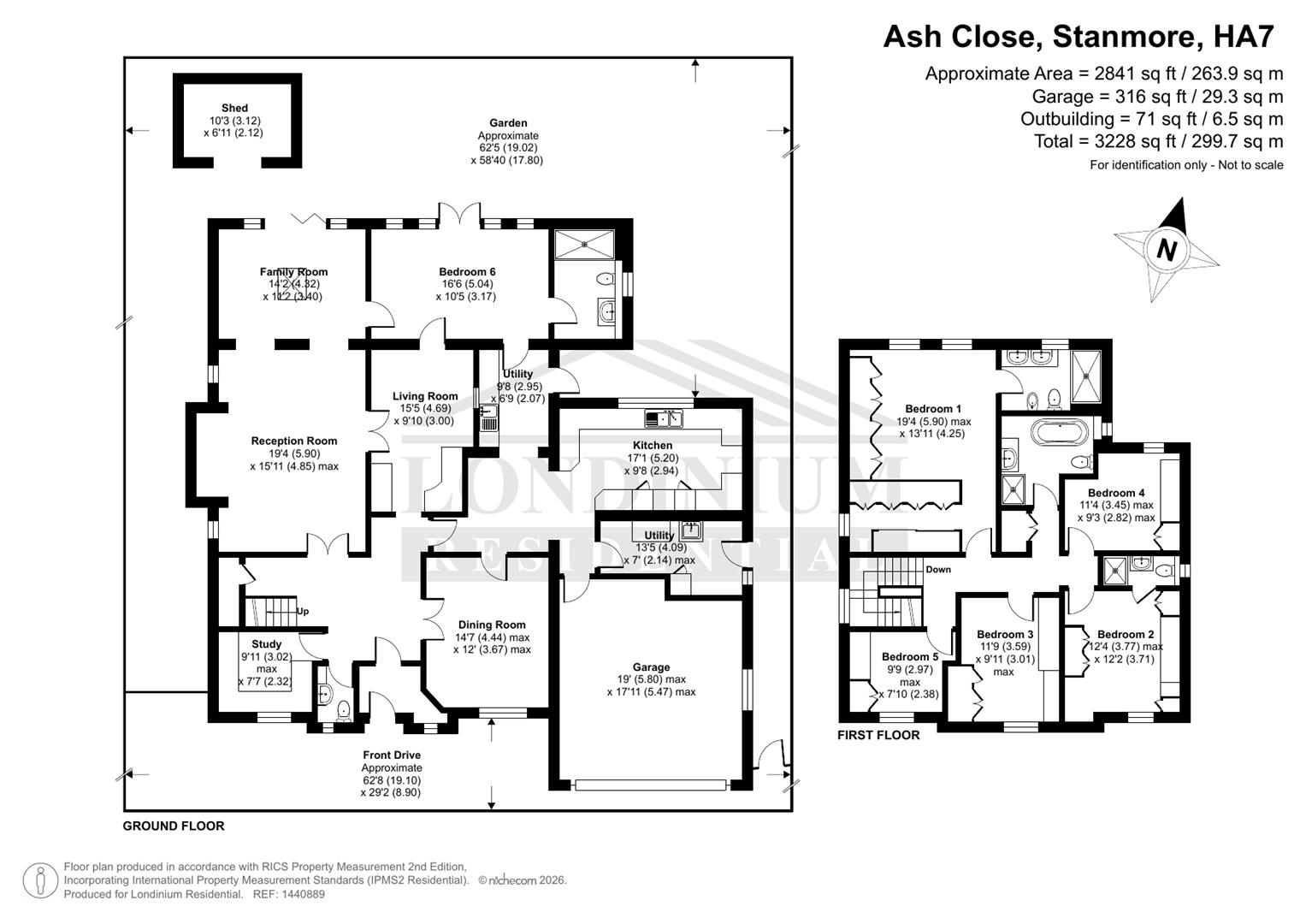 19, Ash Close, Stanmore floorplan
