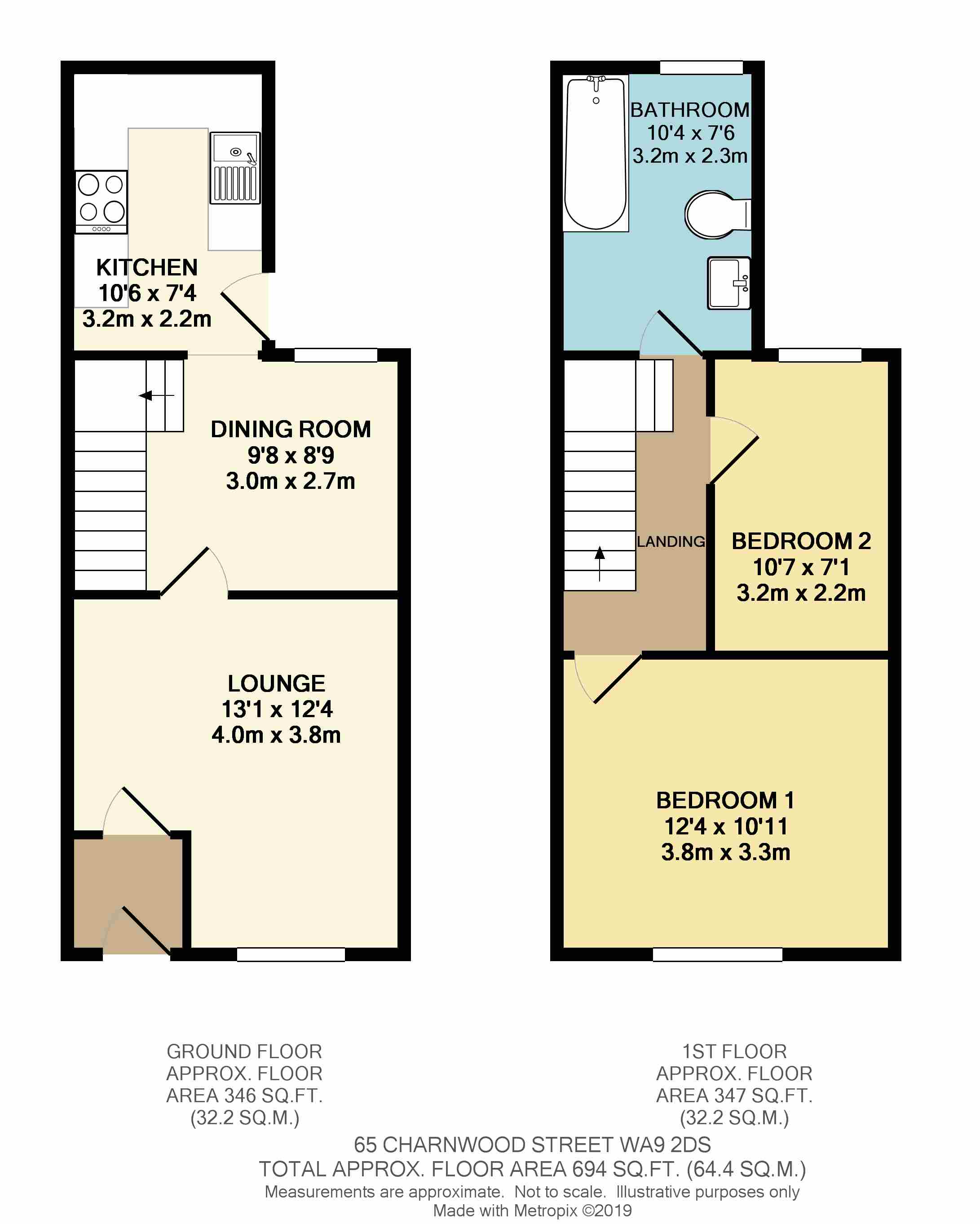 2 Bedrooms End terrace house for sale in Charnwood Street, St. Helens WA9