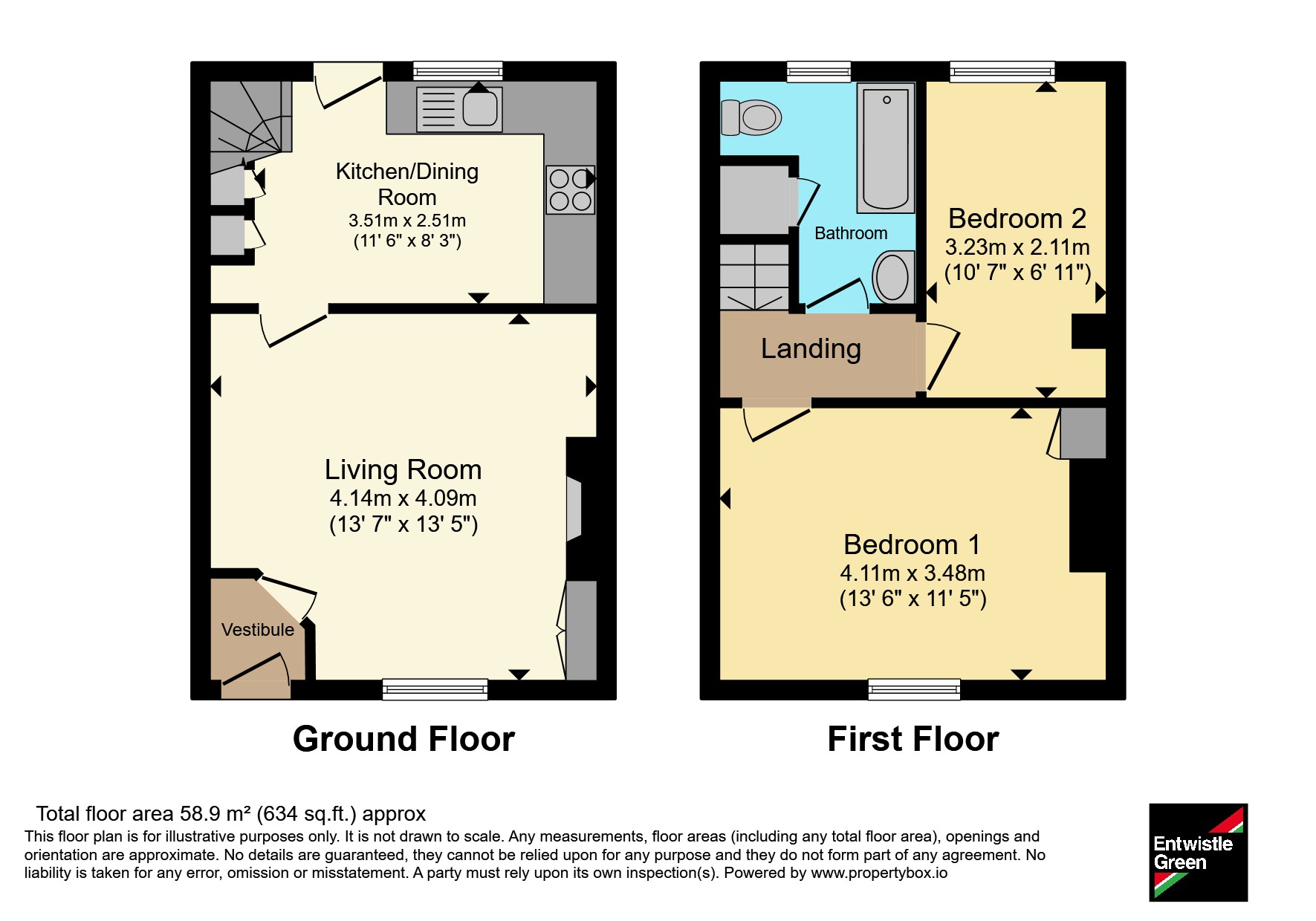 3, Bence Street, Lancashire floorplan