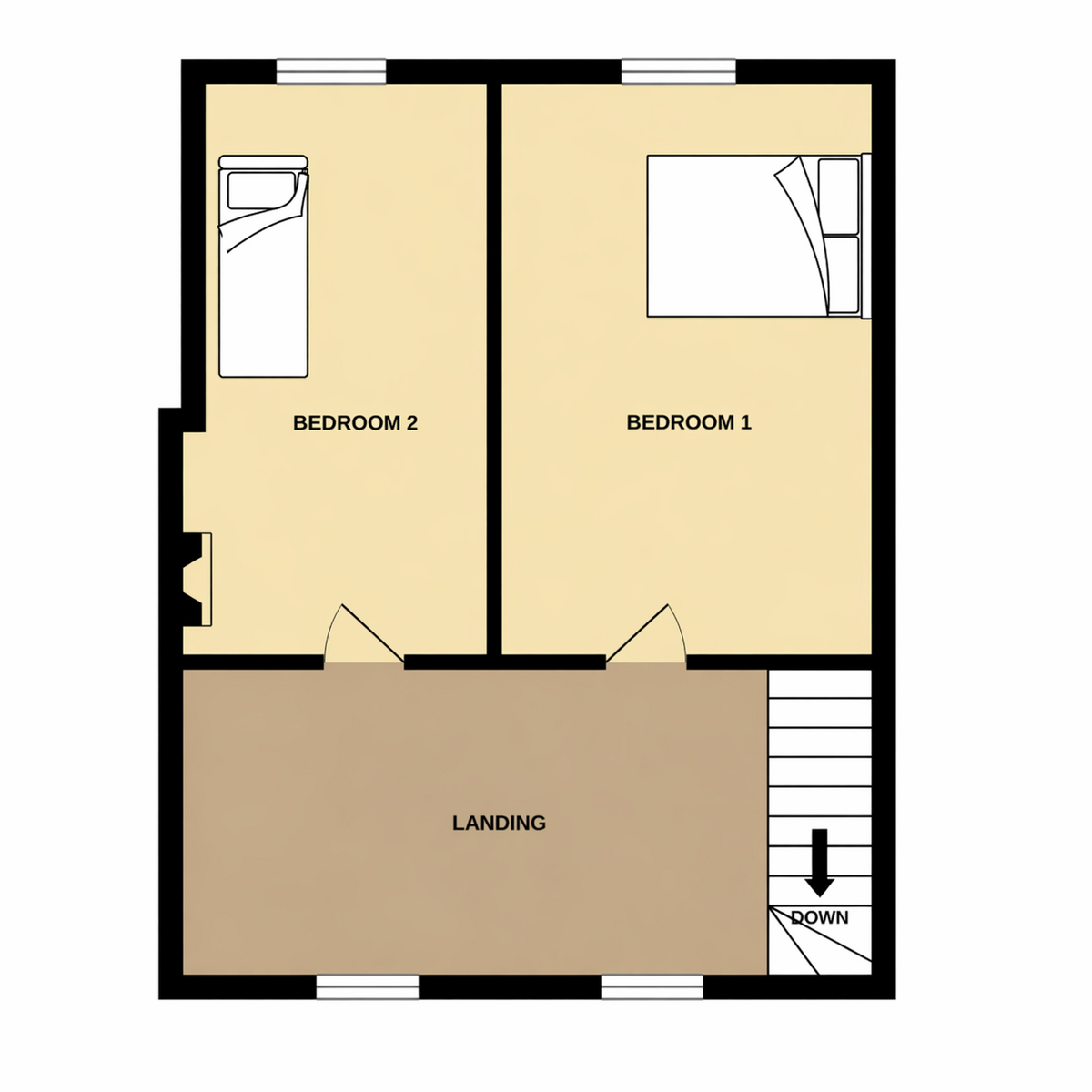 Flat Flat 32, Bullen House, Collingwood Street, London floorplan