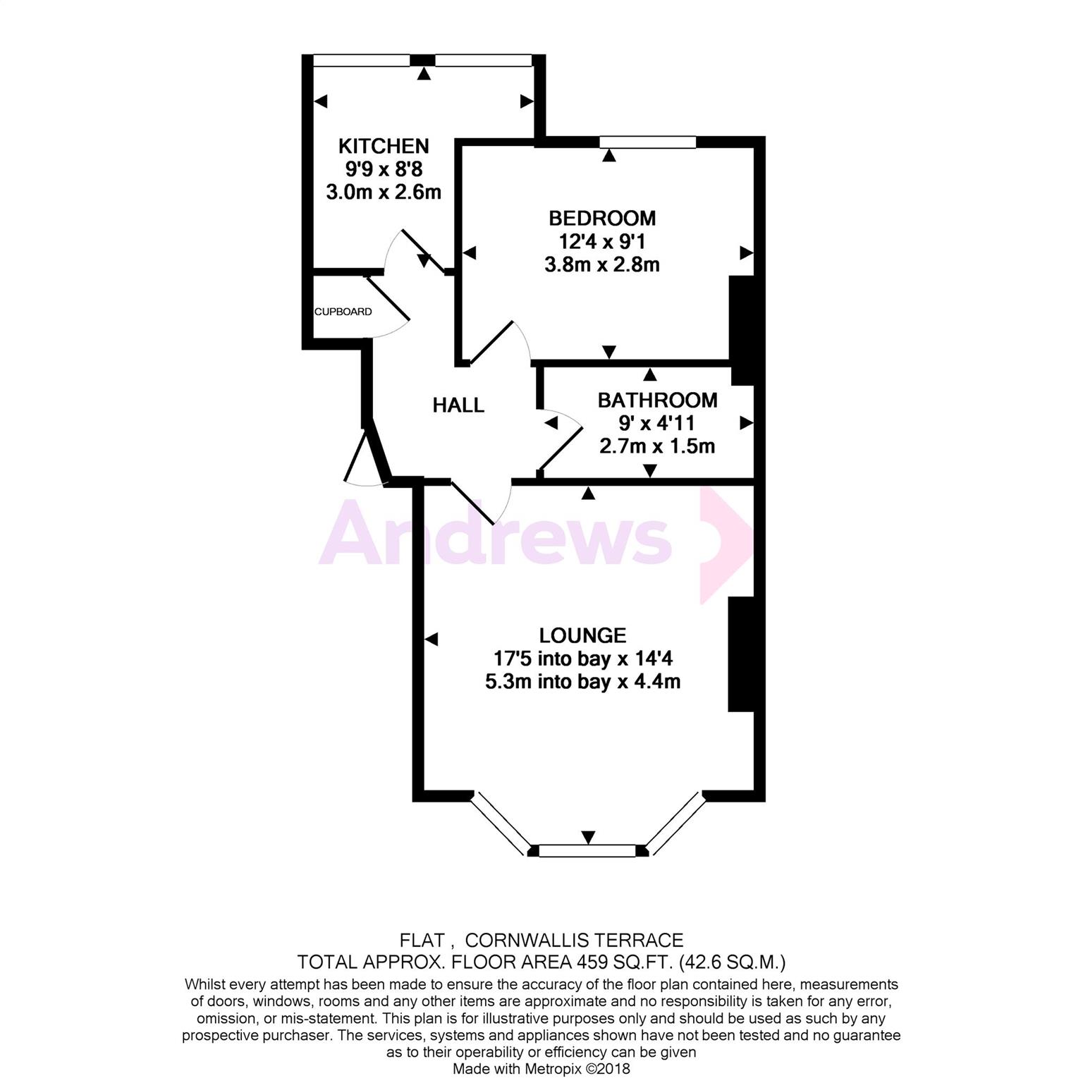 1 Bedrooms Flat for sale in Cornwallis Terrace, Hastings, East Sussex TN34