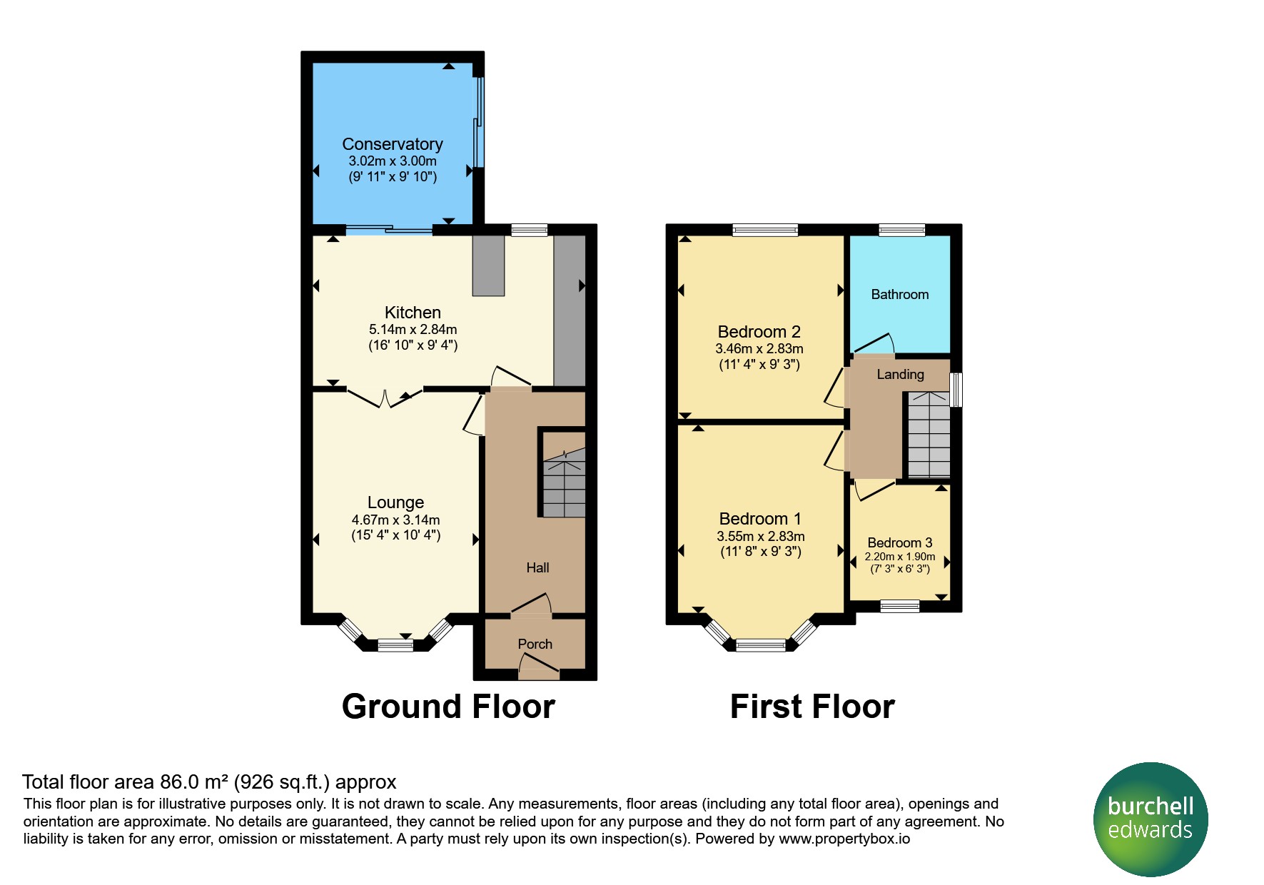 5, Ronald Grove, Birmingham floorplan