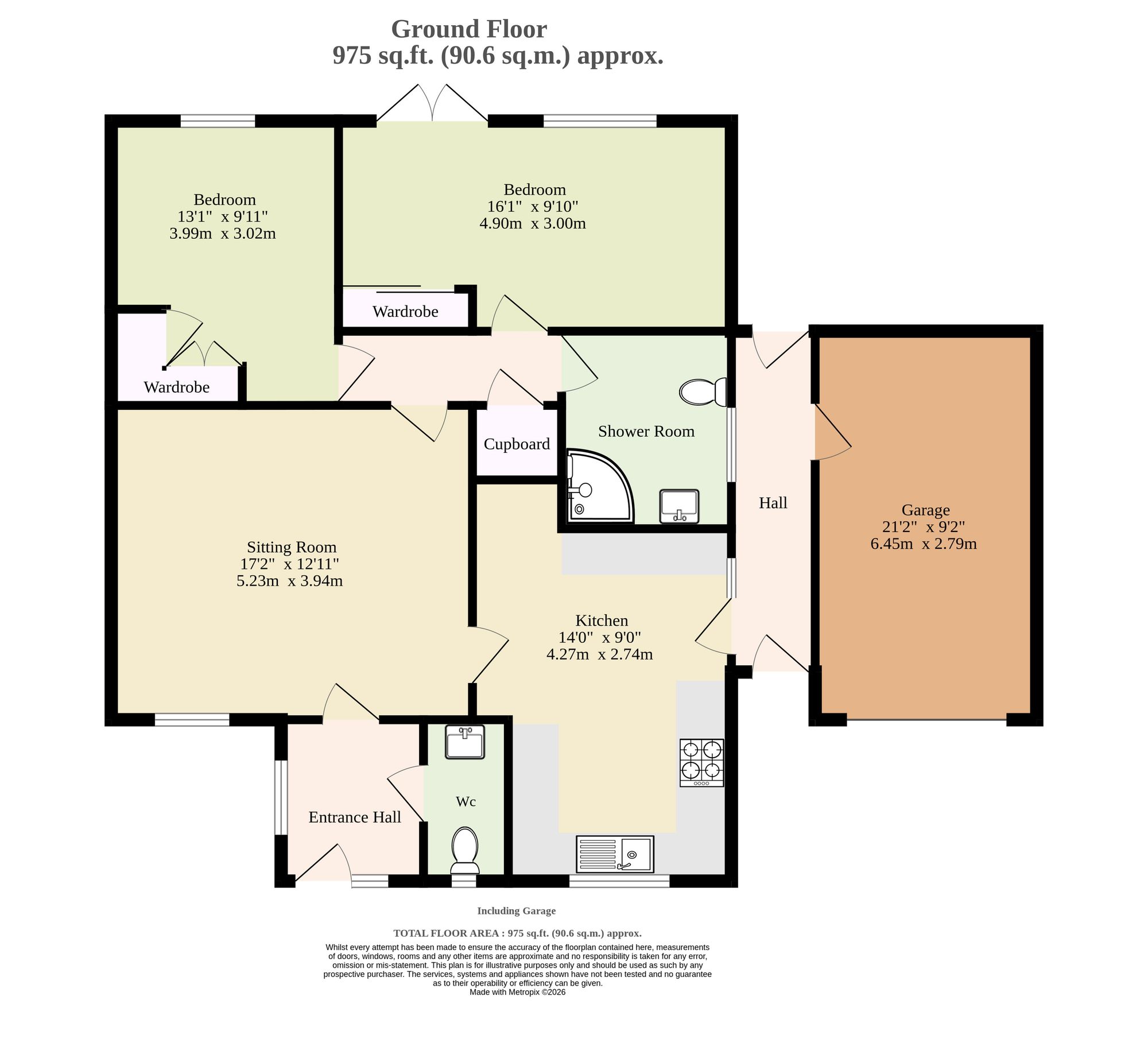 64 Waveney Drive, Norwich floorplan
