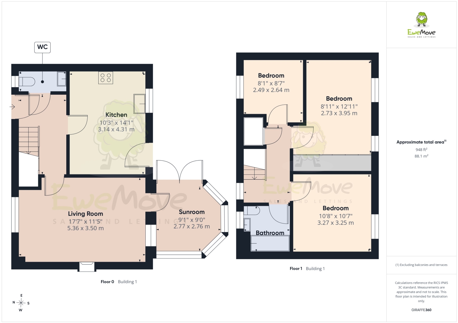 8, OTTERBOURNE WALK, HOOK floorplan