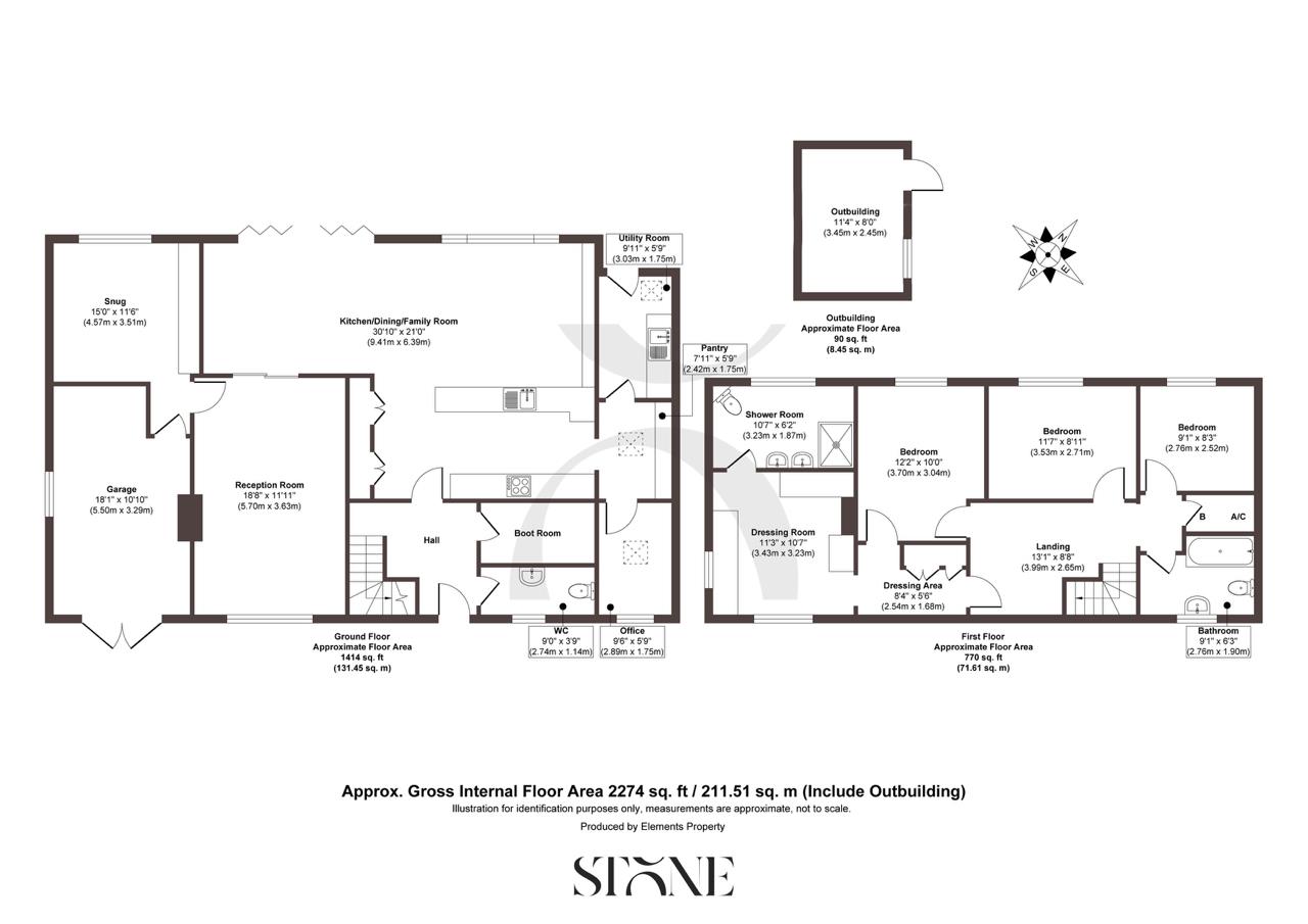 Lyndon, The Avenue, Redhill floorplan