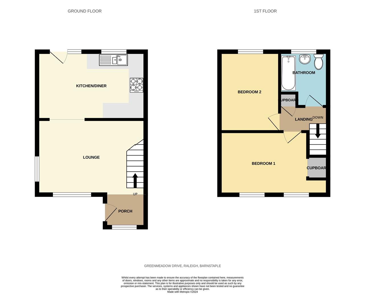 Greenmeadow Drive, Barnstaple EX31, 2 bedroom end terrace house for