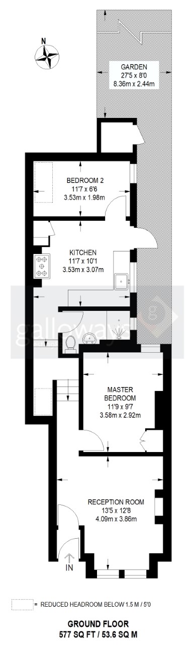 2 Bedrooms Maisonette for sale in Durban Road, London SE27