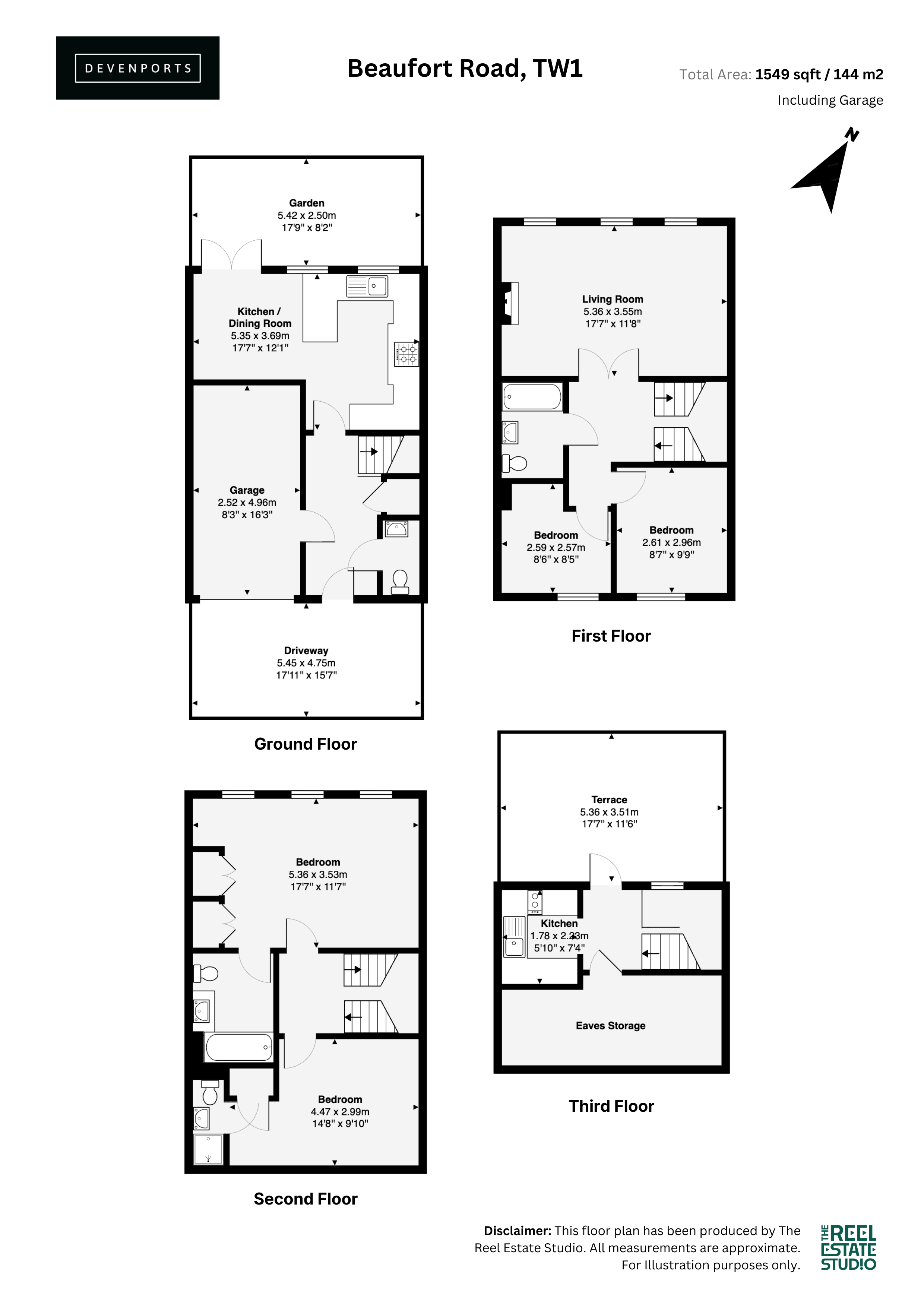 26, Beaufort Road, Twickenham floorplan