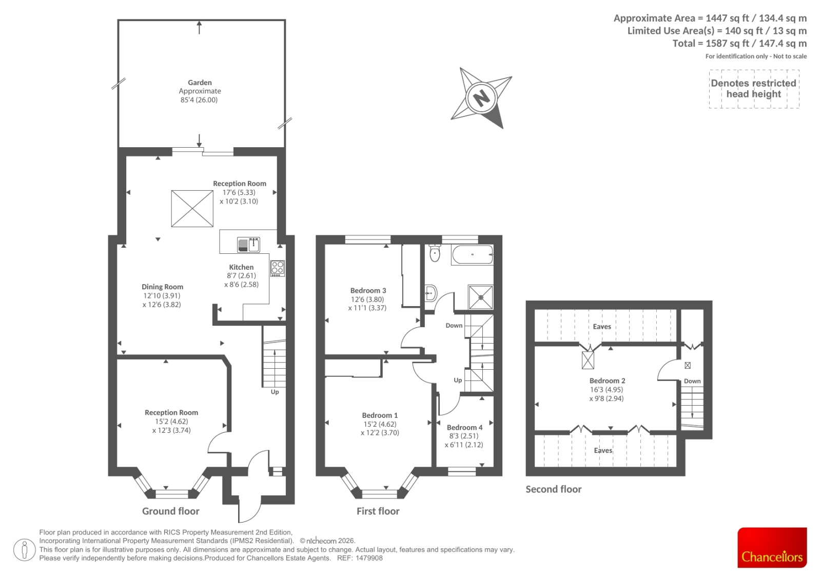 59, Woodlands Avenue, London floorplan