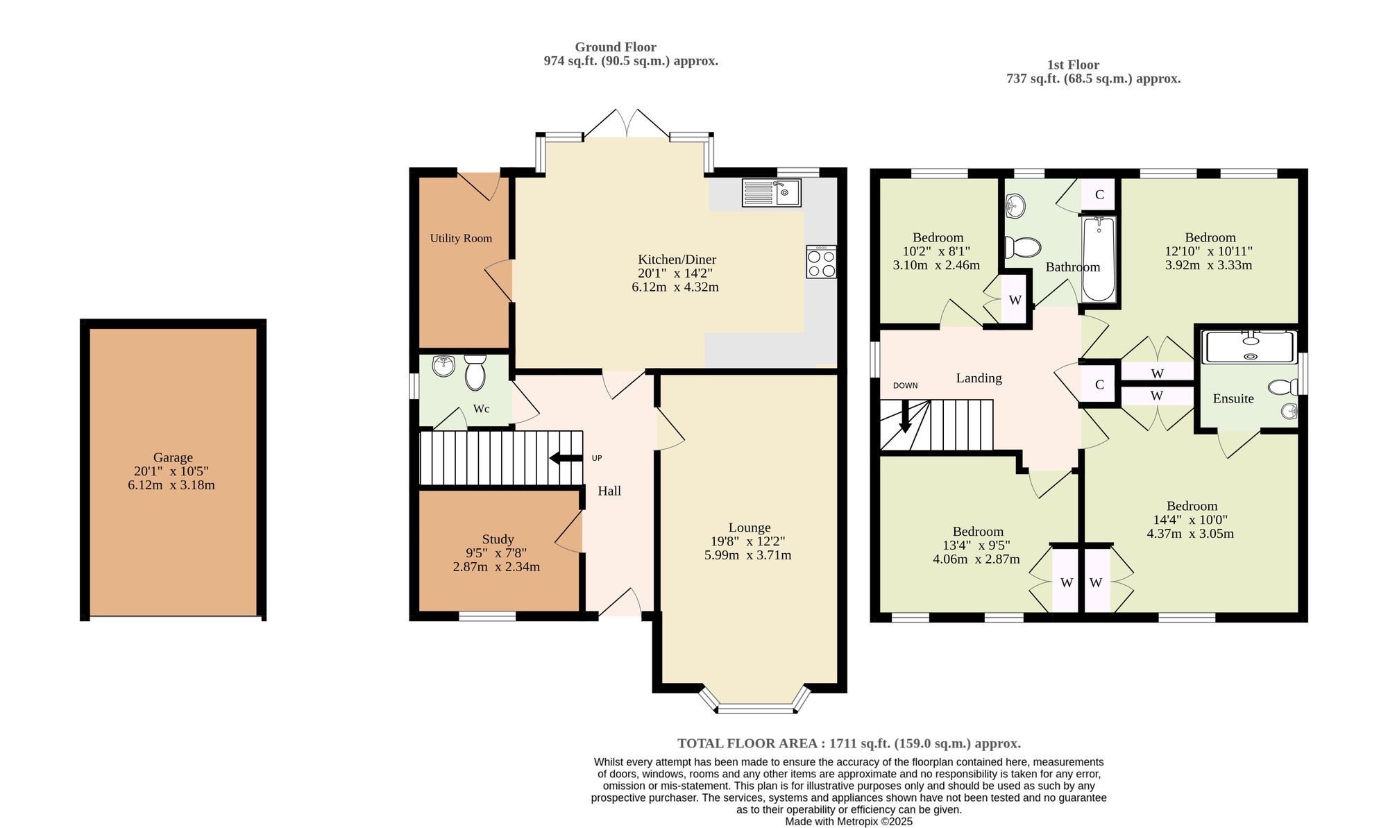 3 Woolhouse Way, Norwich floorplan