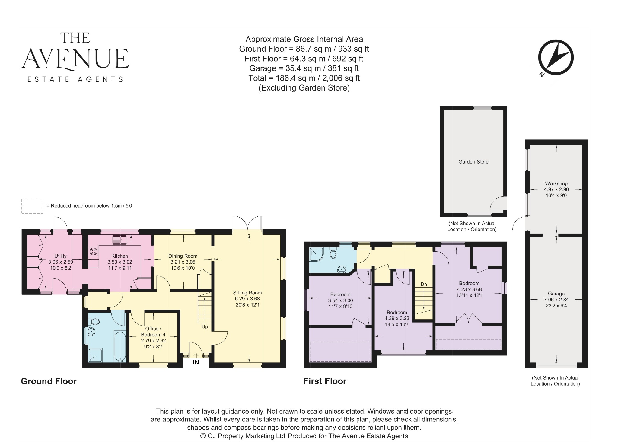 Meadow View, Holcombe Lane, Oxfordshire floorplan