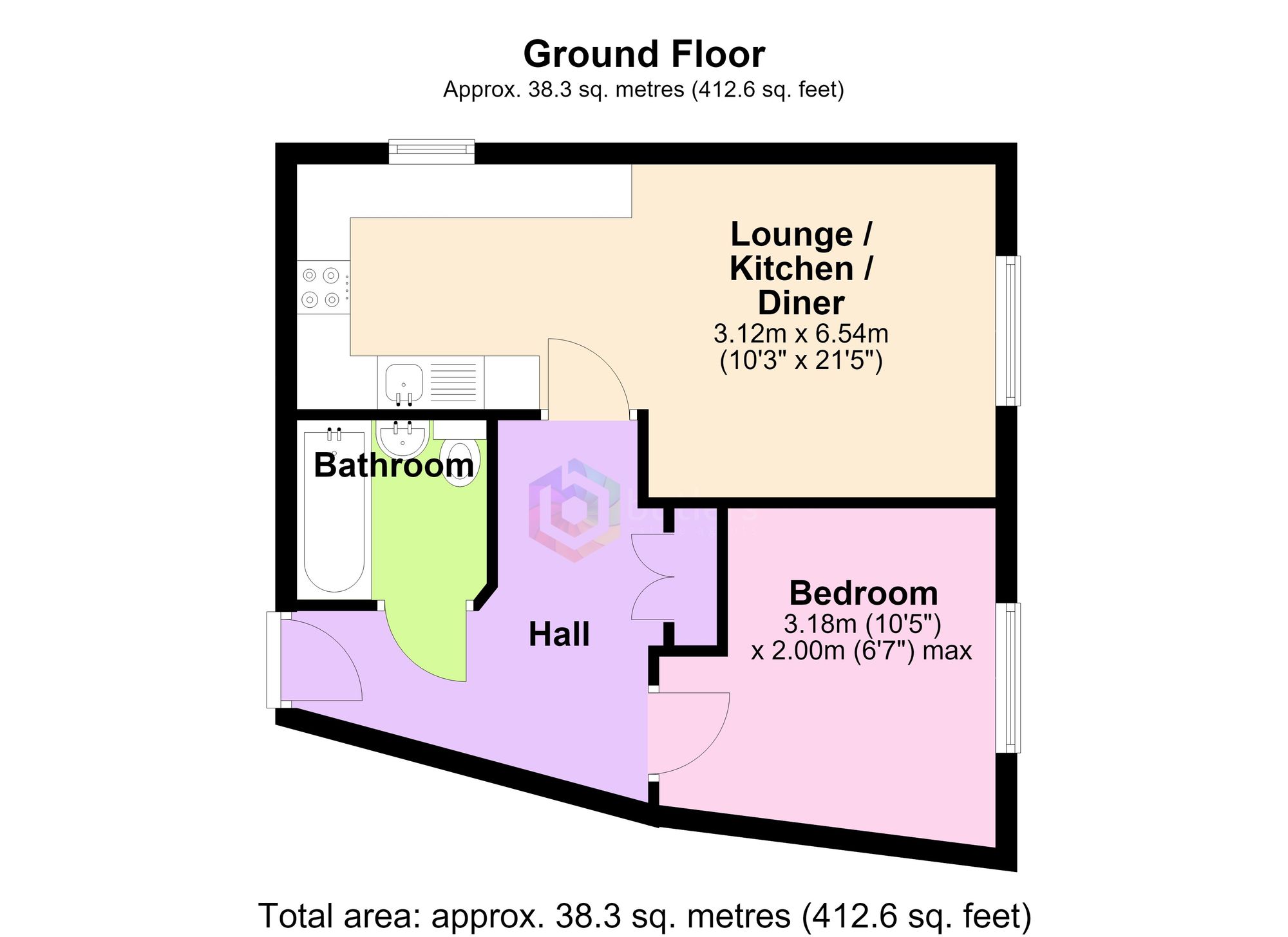 1 Cuthbert Cooper Place, Sheffield floorplan