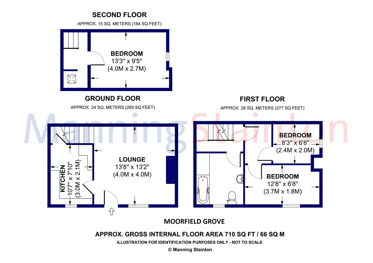 3 Bedrooms Terraced house for sale in Moorfield Grove, Leeds, West Yorkshire LS12