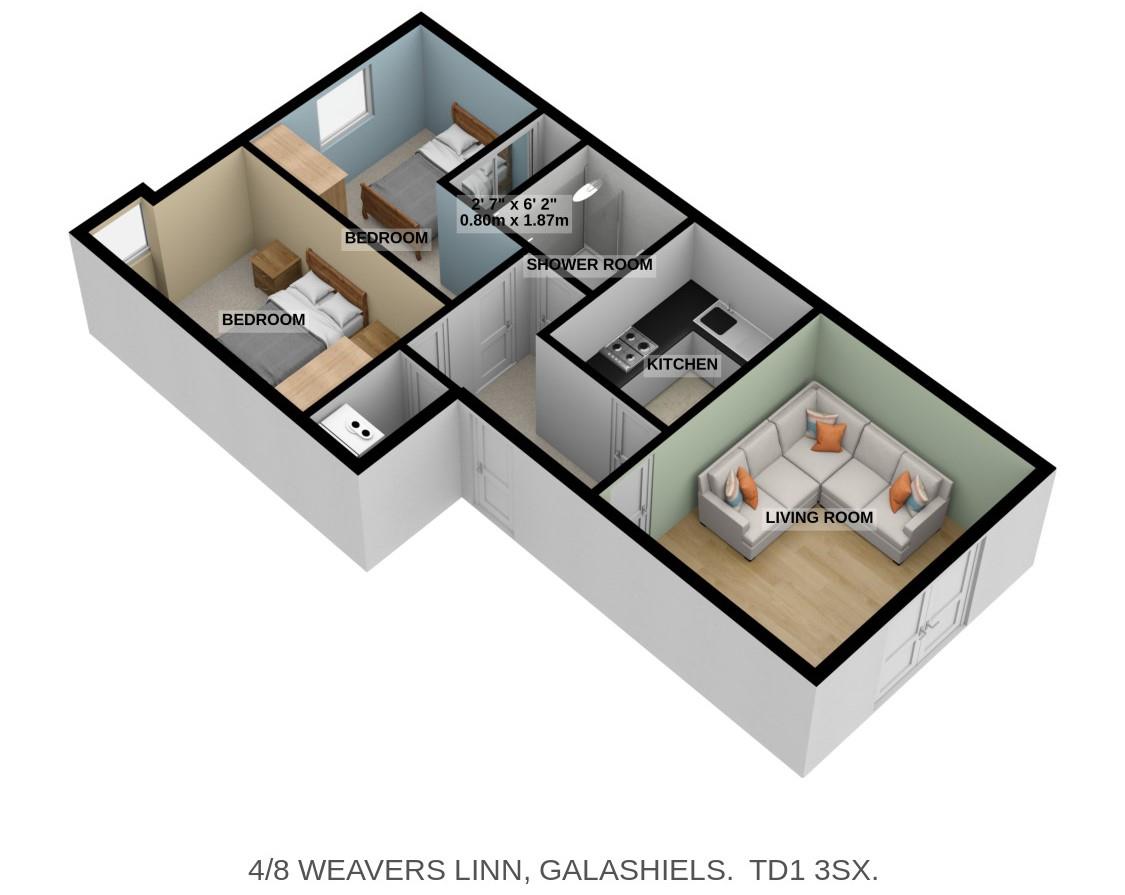 Weavers Linn, Tweedbank, Galashiels TD1, 2 bedroom property for sale 62344863 PrimeLocation