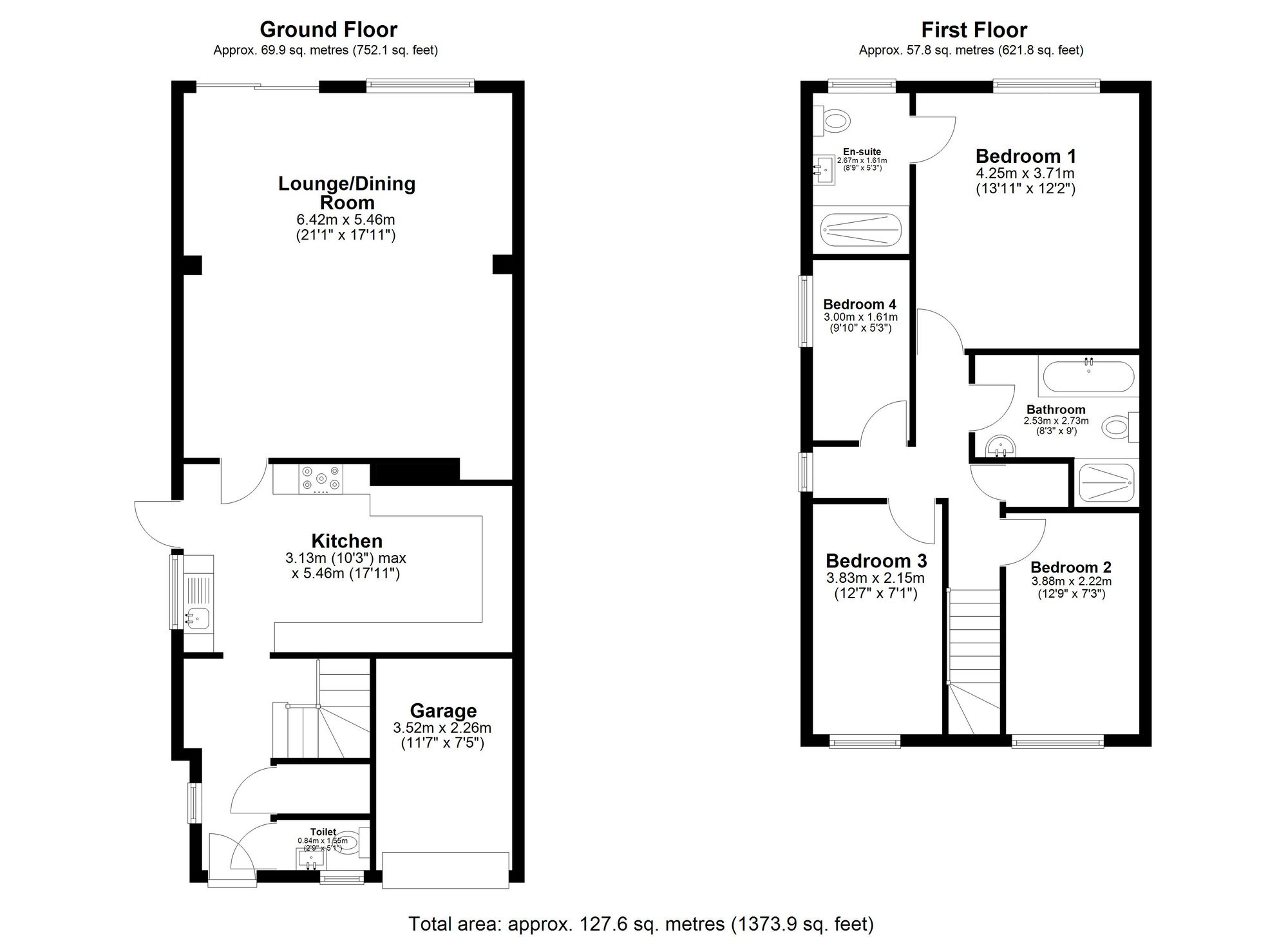 153 Musley Hill, Ware floorplan