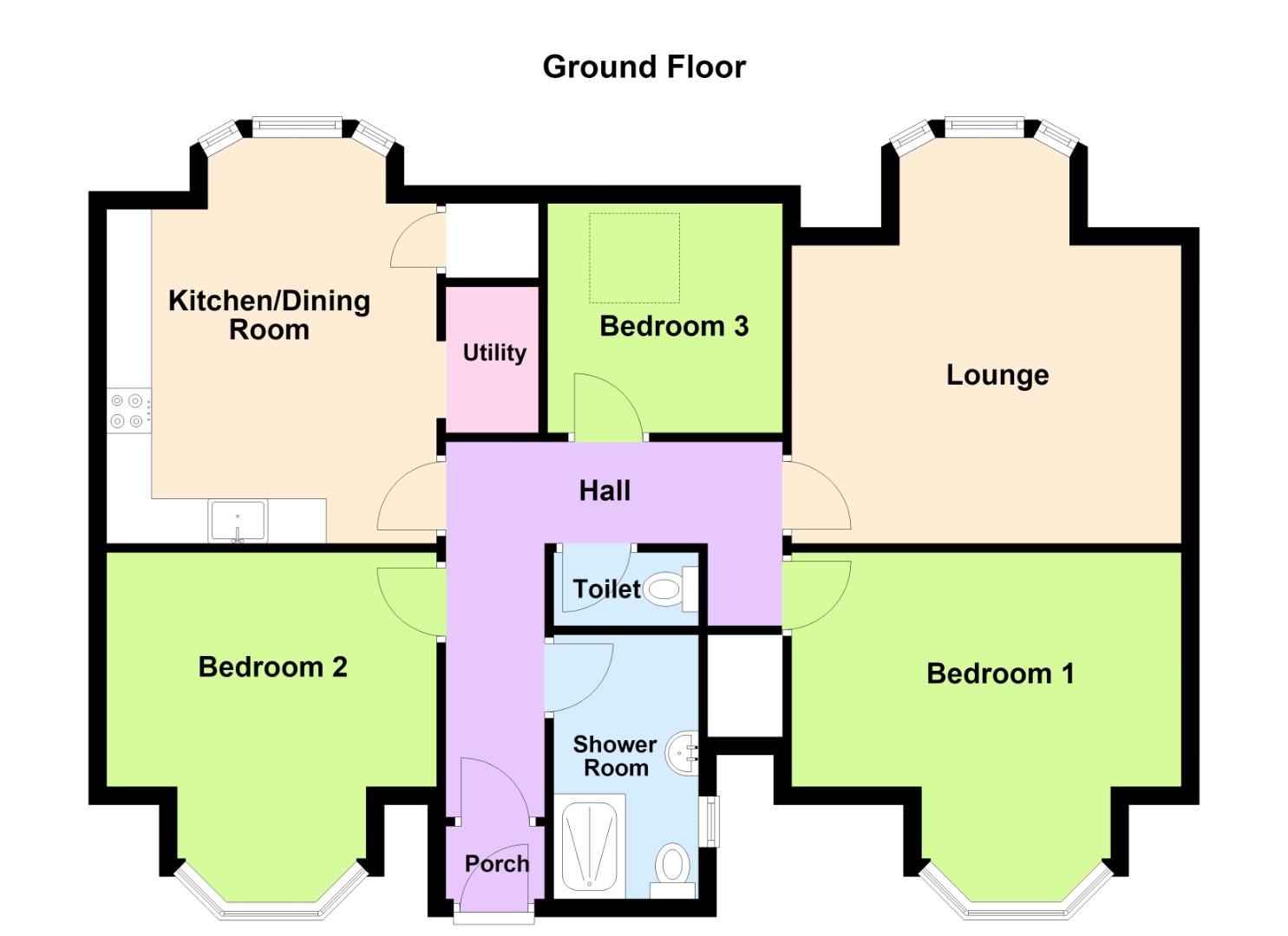 Seaview, 18D, Bute Terrace, Millport floorplan