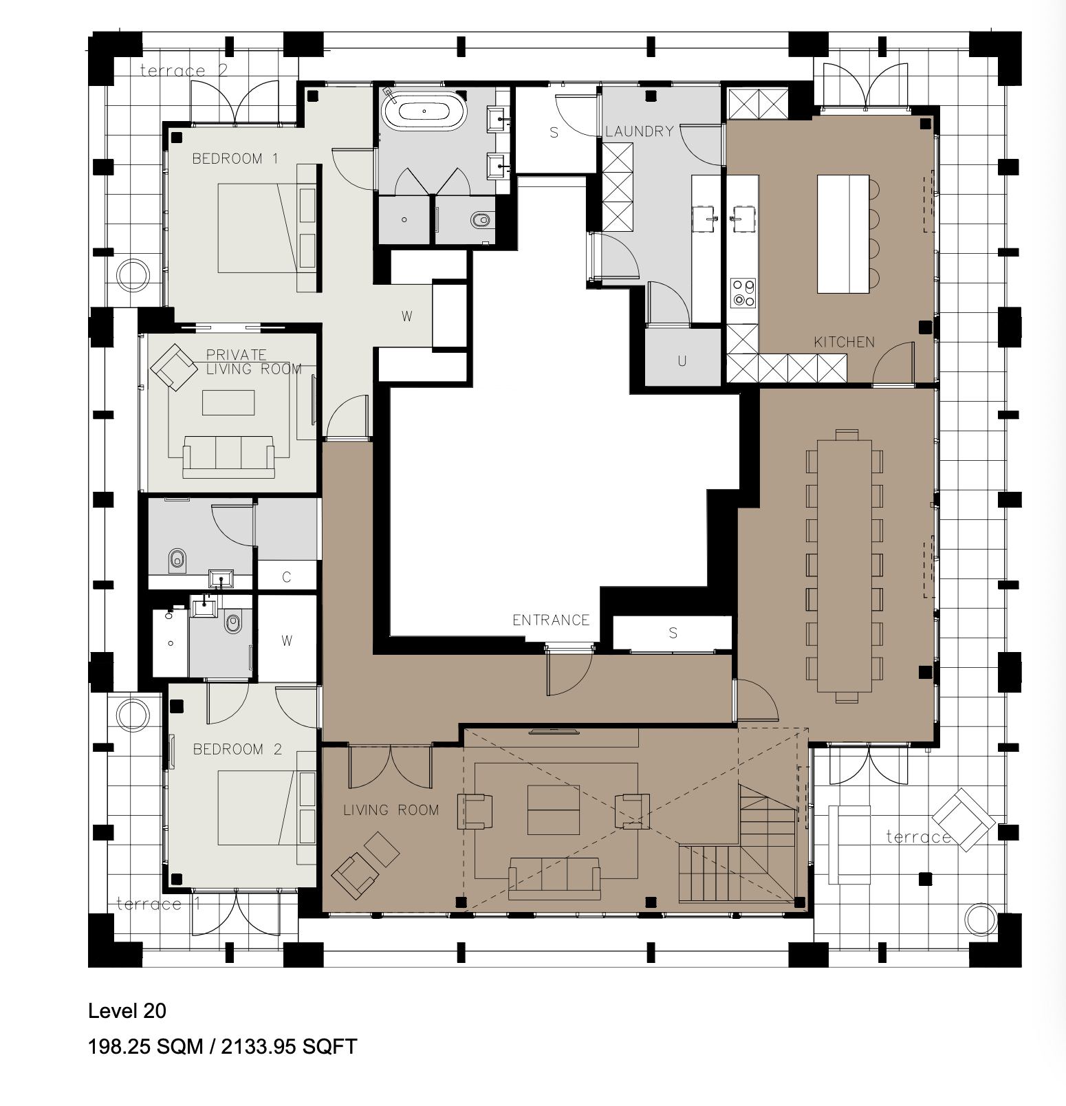 233 Belvedere Row Apartments, London floorplan
