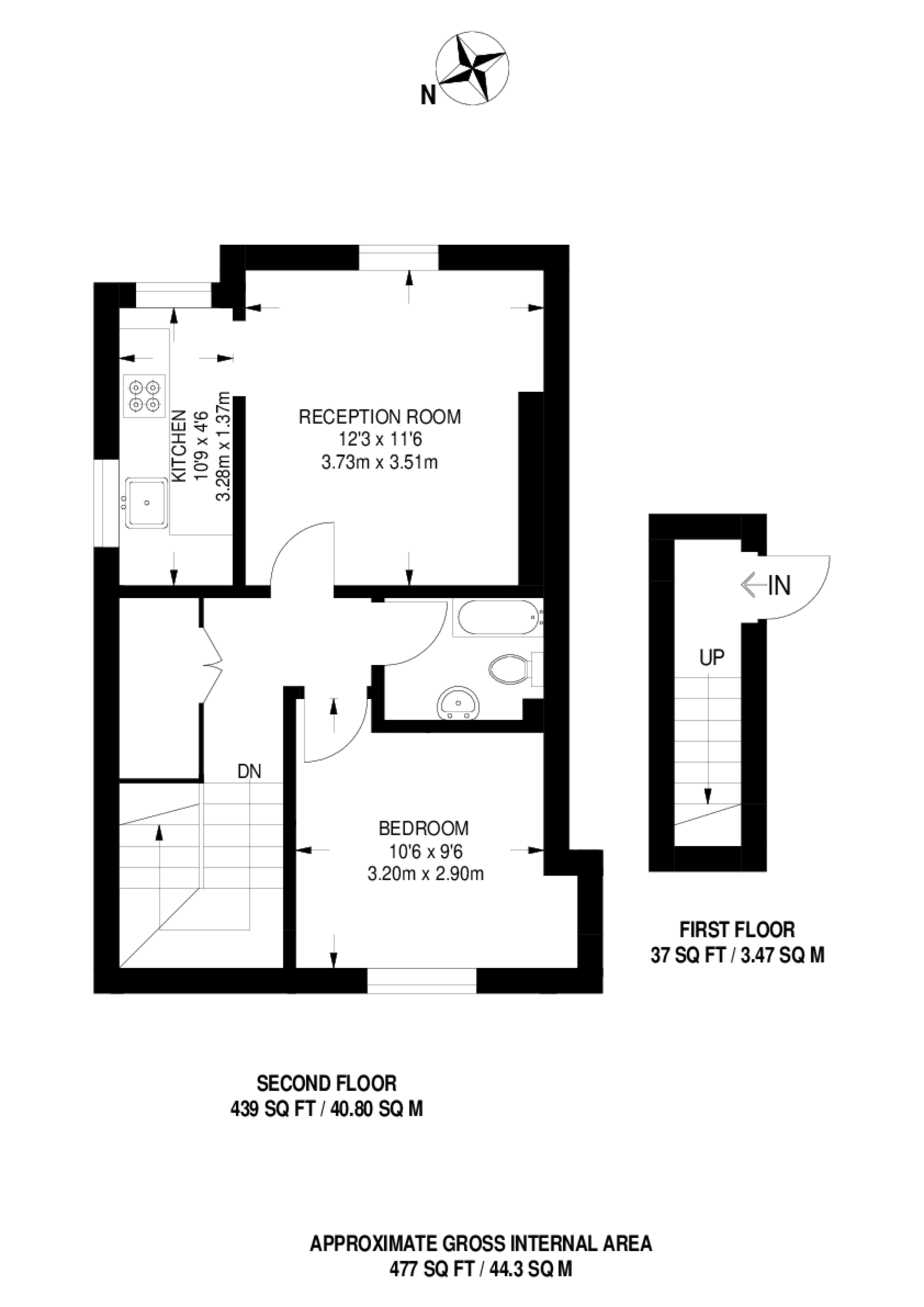Monmouth Road, Westbourne Grove floorplan