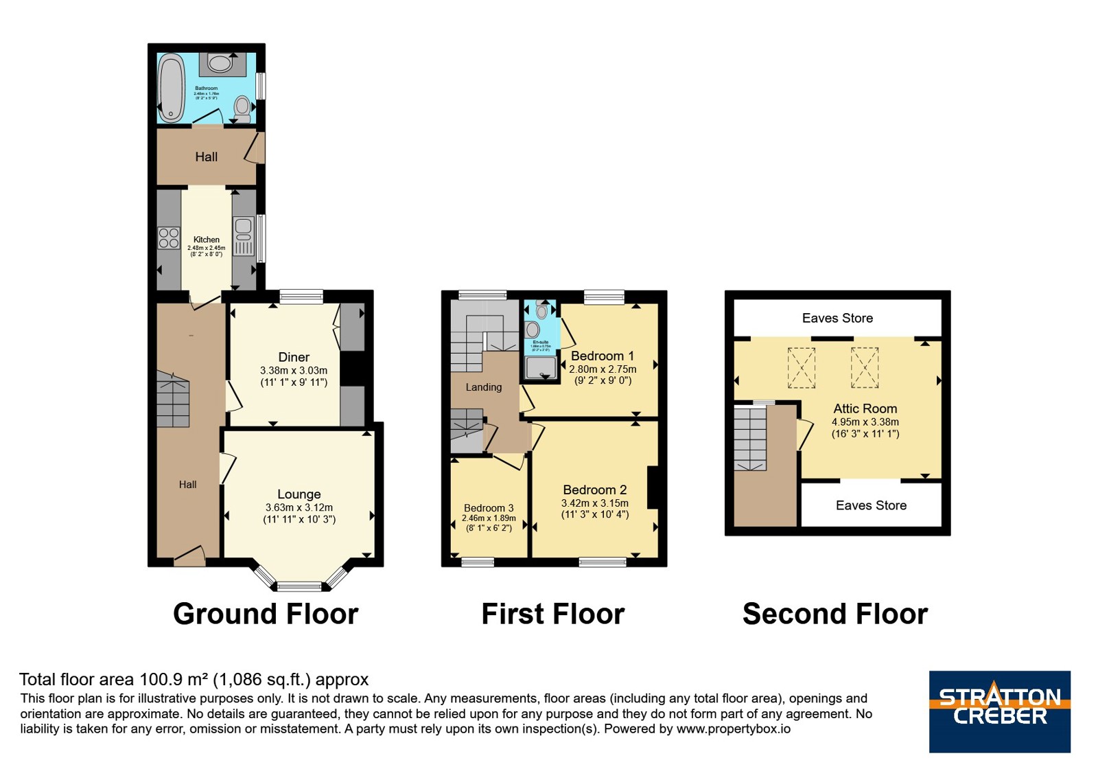 3, Balmoral Terrace, Cornwall floorplan