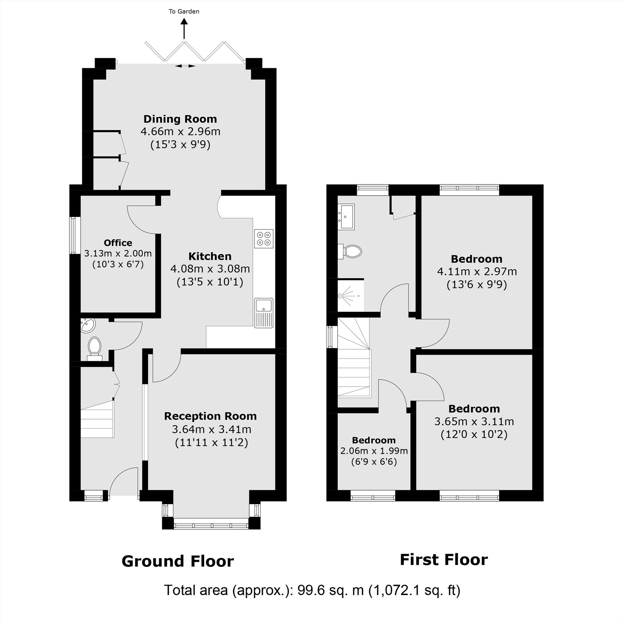 170, Chesterfield Road, Ashford floorplan