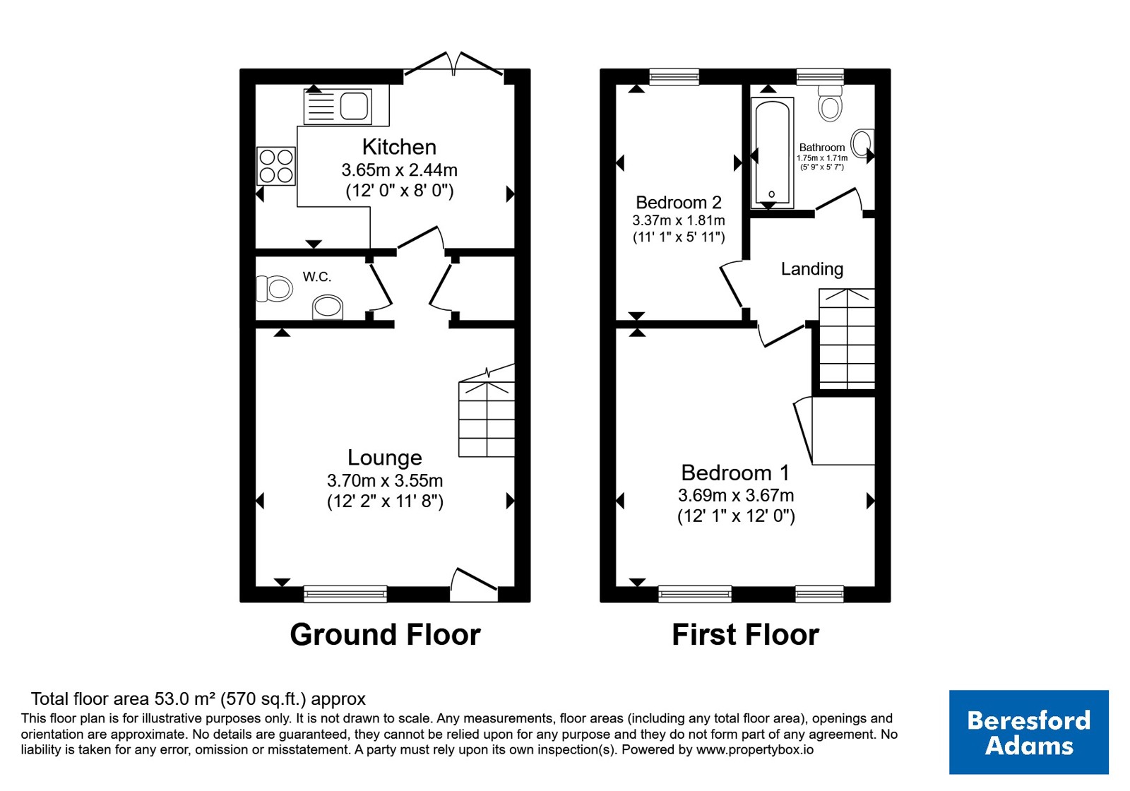 18, Cysgod Y Bryn, Colwyn Bay floorplan
