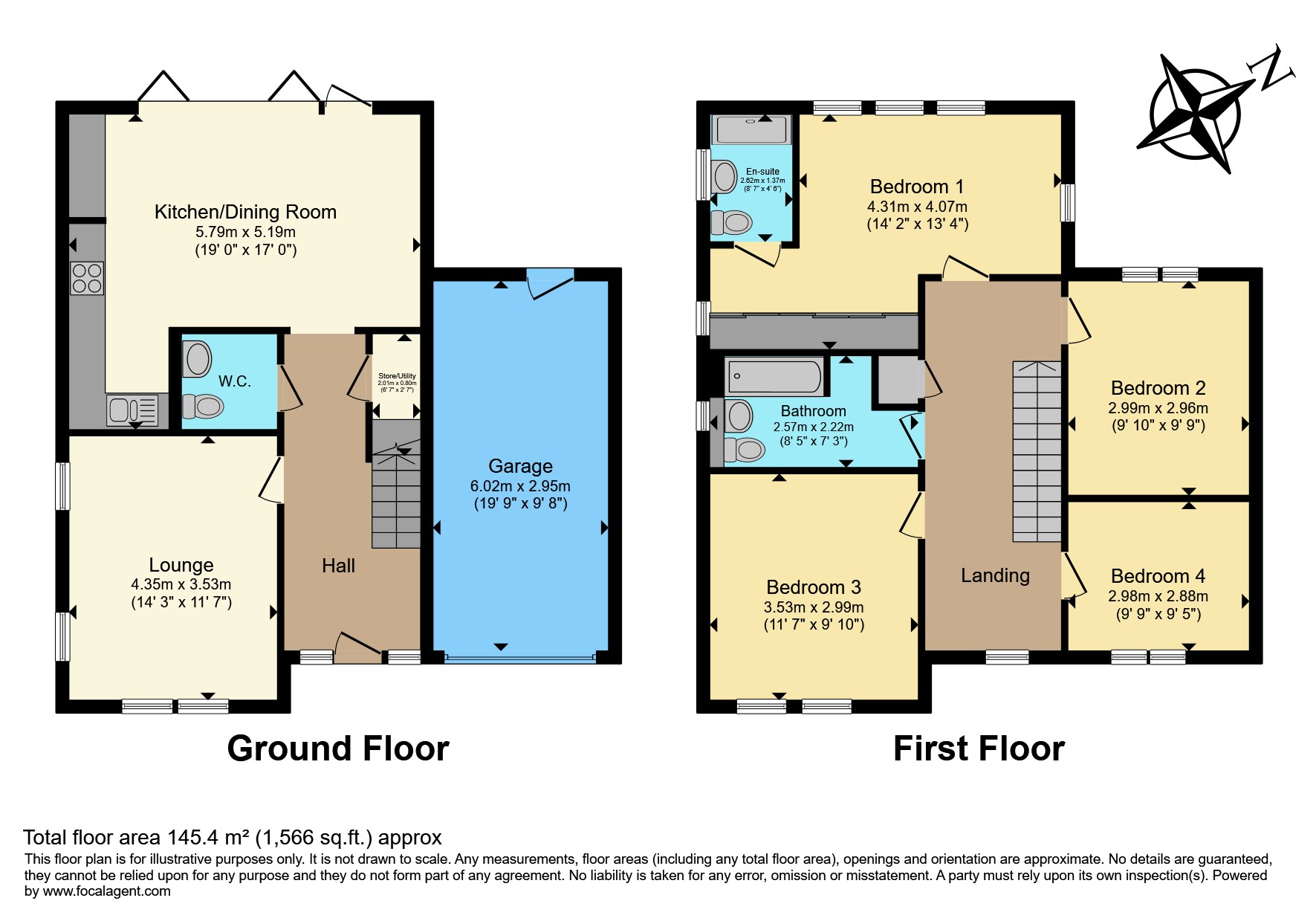 53, Wanstead Crescent, Chester Le Street floorplan