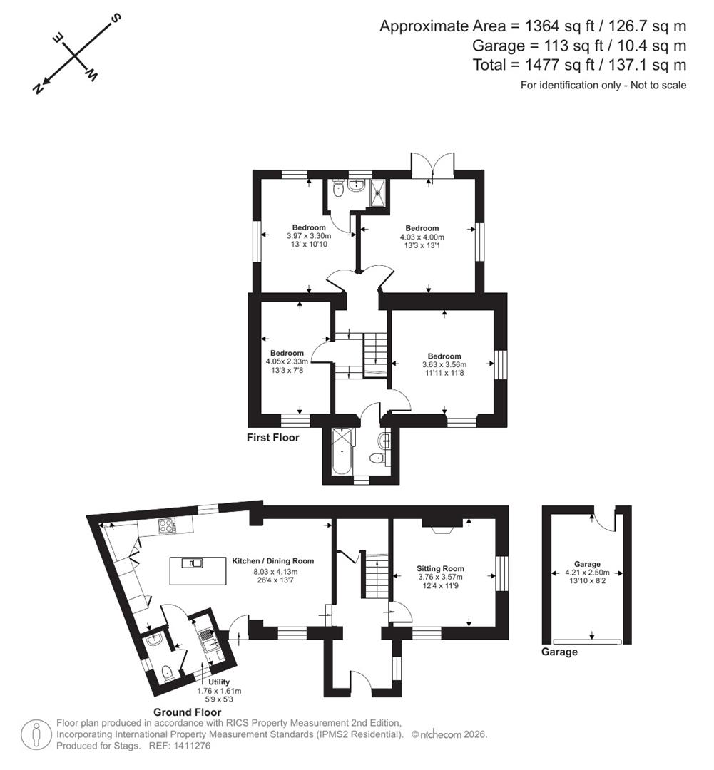 10 Parsonage Lane, Parsonage Lane, South Molton floorplan