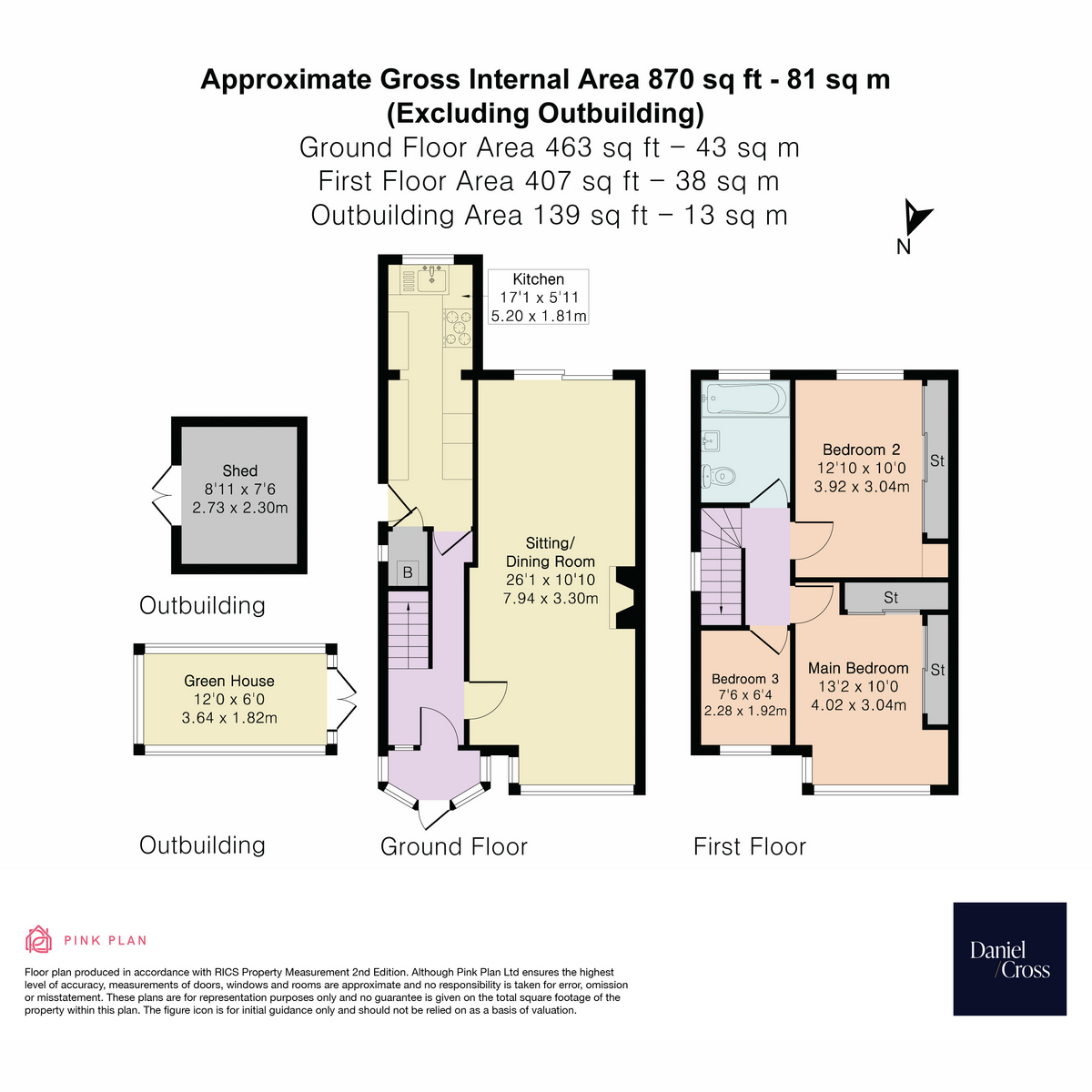 Highview, Mogador Road, Lower Kingswood floorplan