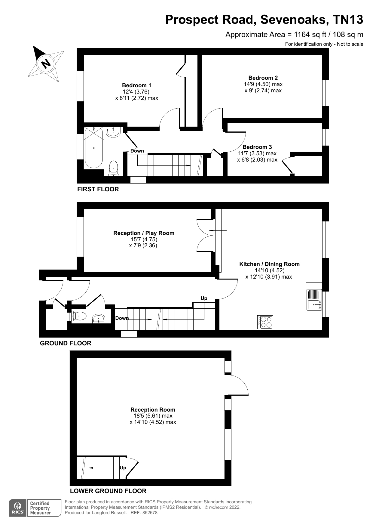 Prospect Road, Sevenoaks TN13, 3 bedroom flat for sale 61577795