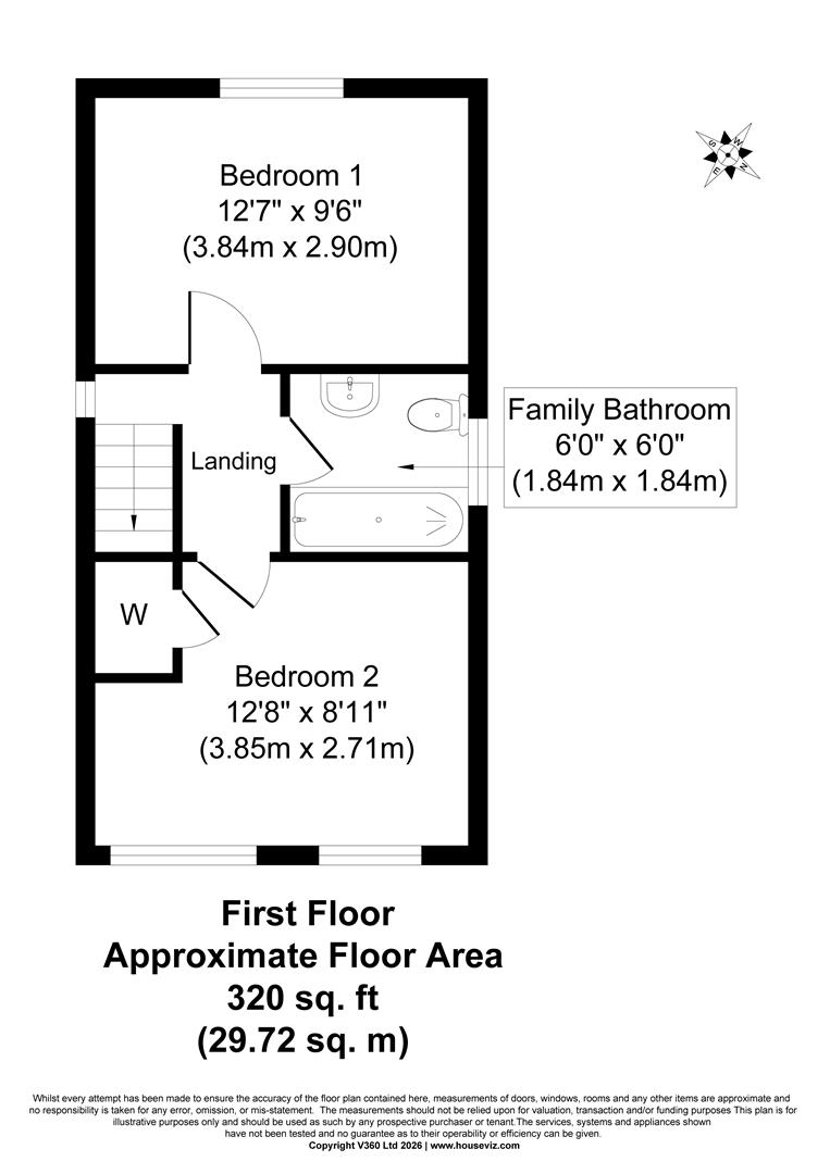 4, The Meadows, York floorplan