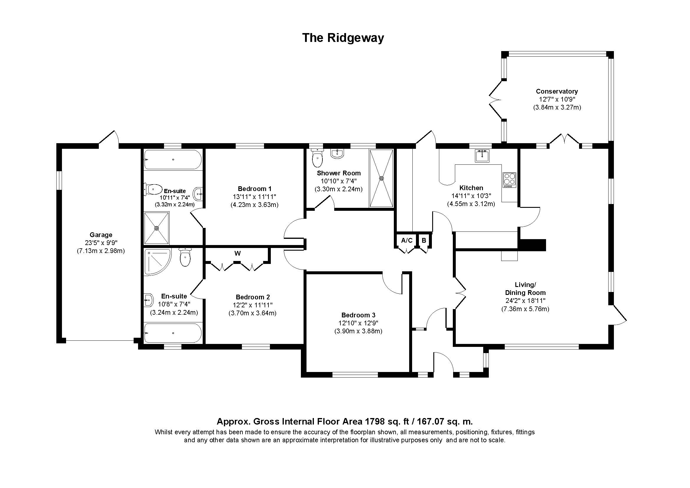 15a, Ridgeway, Ferndown floorplan