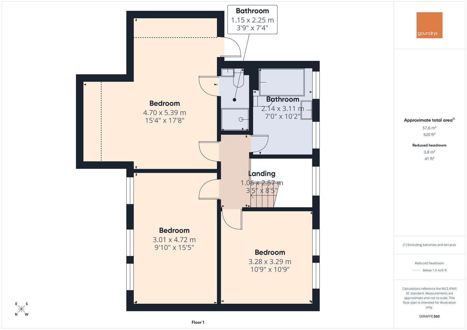 56, Tregease Road, St. Agnes floorplan