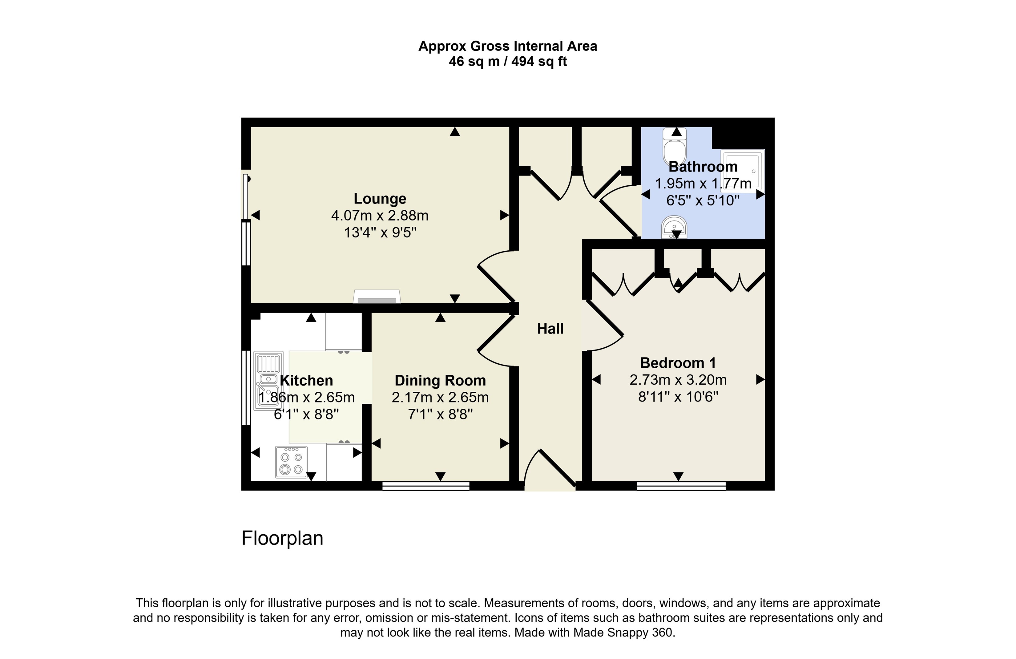 8, The Dovecotes, Beeston, Nottingham floorplan