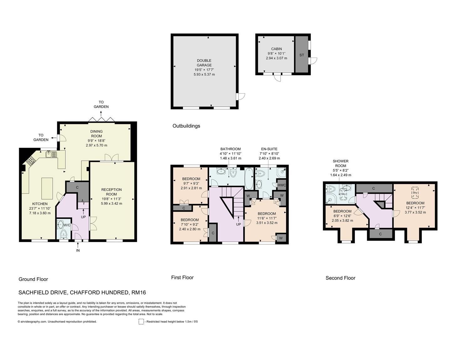 11, Sachfield Drive, Chafford Hundred Grays floorplan