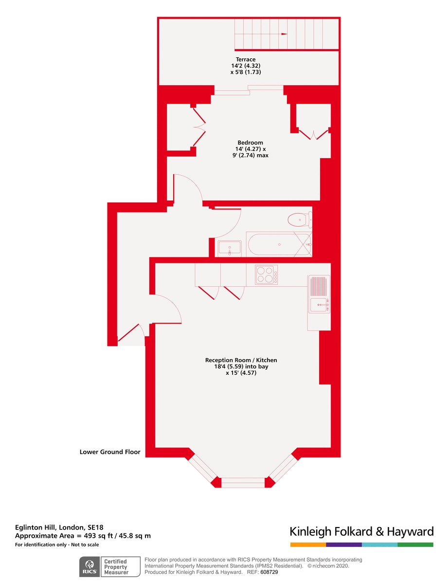 133B, Eglinton Hill, Woolwich floorplan