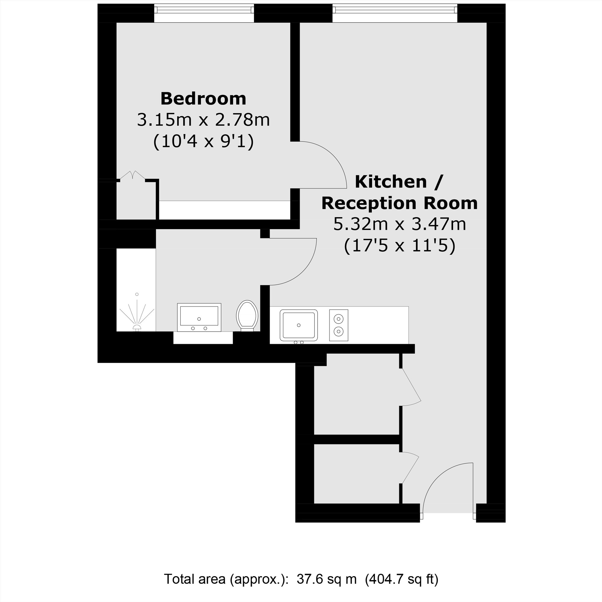 Apartment 505, West Timber Yard, 146, Hurst Street, Birmingham floorplan