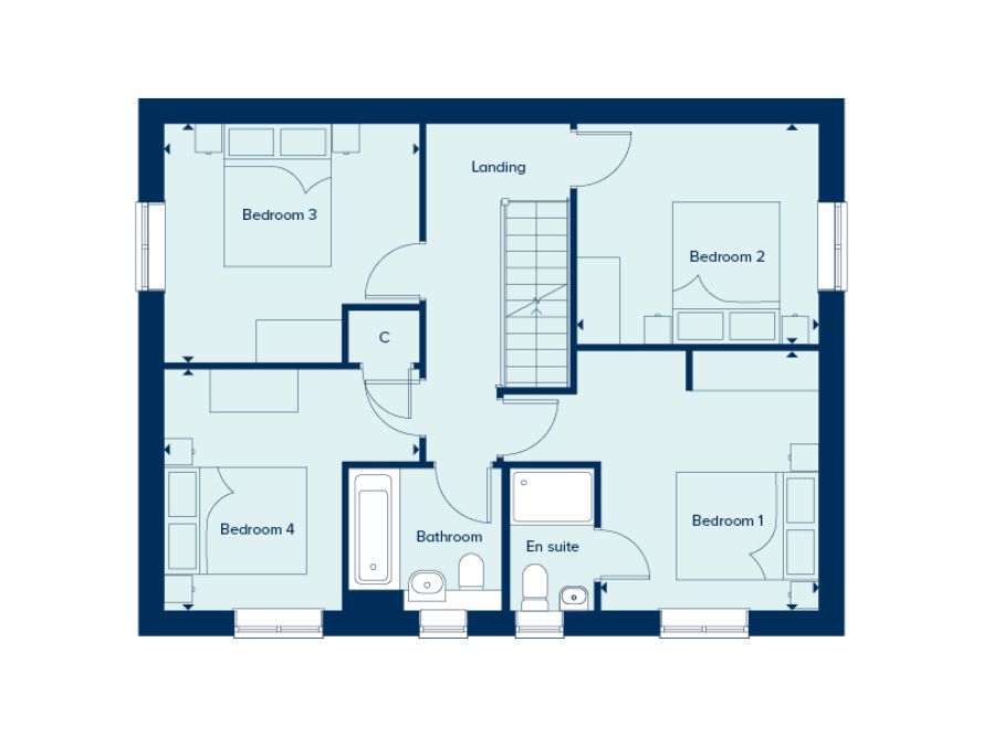 328, Broadwell Heights, Westwood Heath floorplan