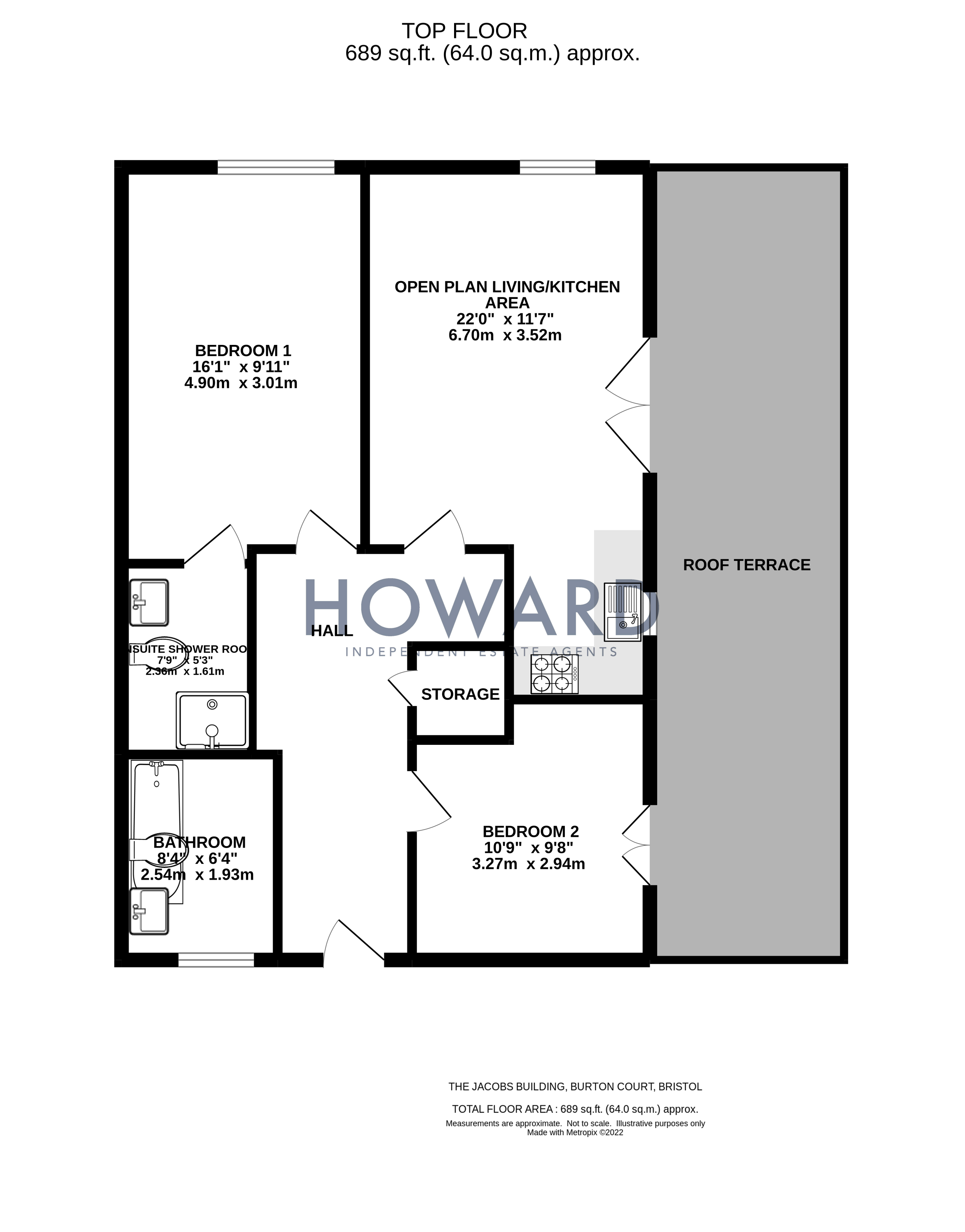 Flat 12,, The Jacobs Building, Bristol floorplan