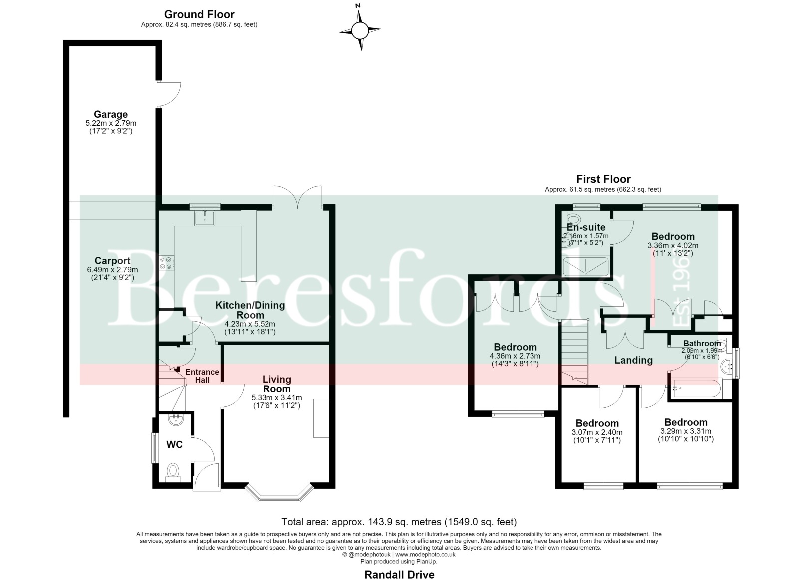 35, Randall Drive, Grays floorplan