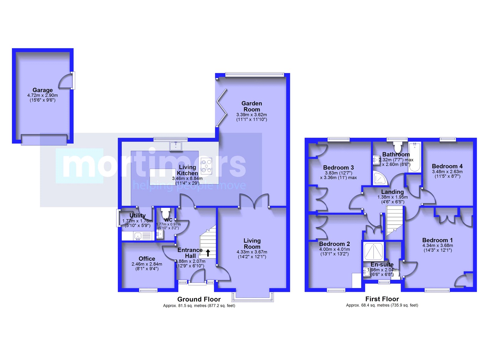 3, Vicarage Close, Lancashire floorplan