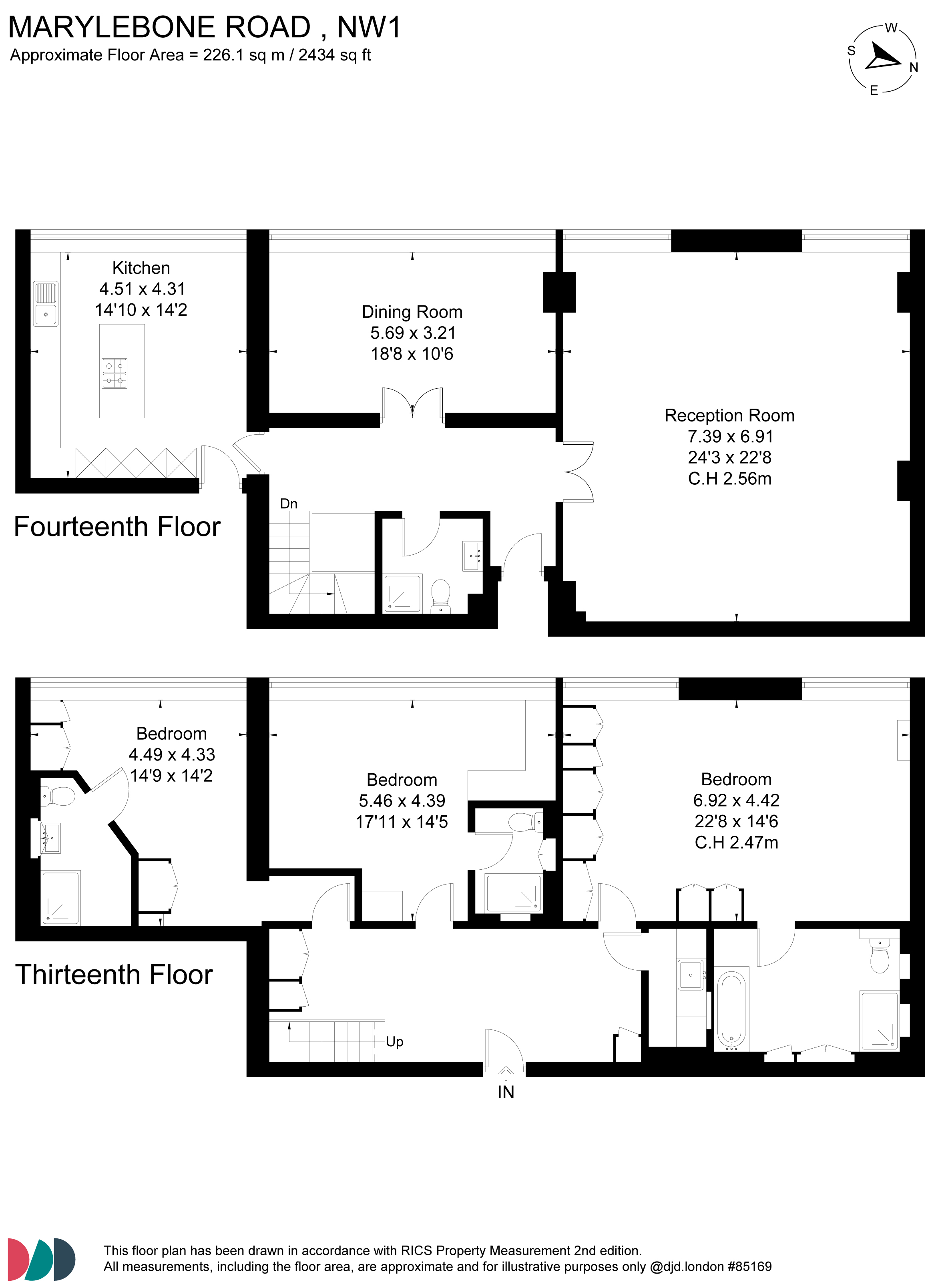 104 Marathon House, 200, Marylebone Road, Marylebone floorplan
