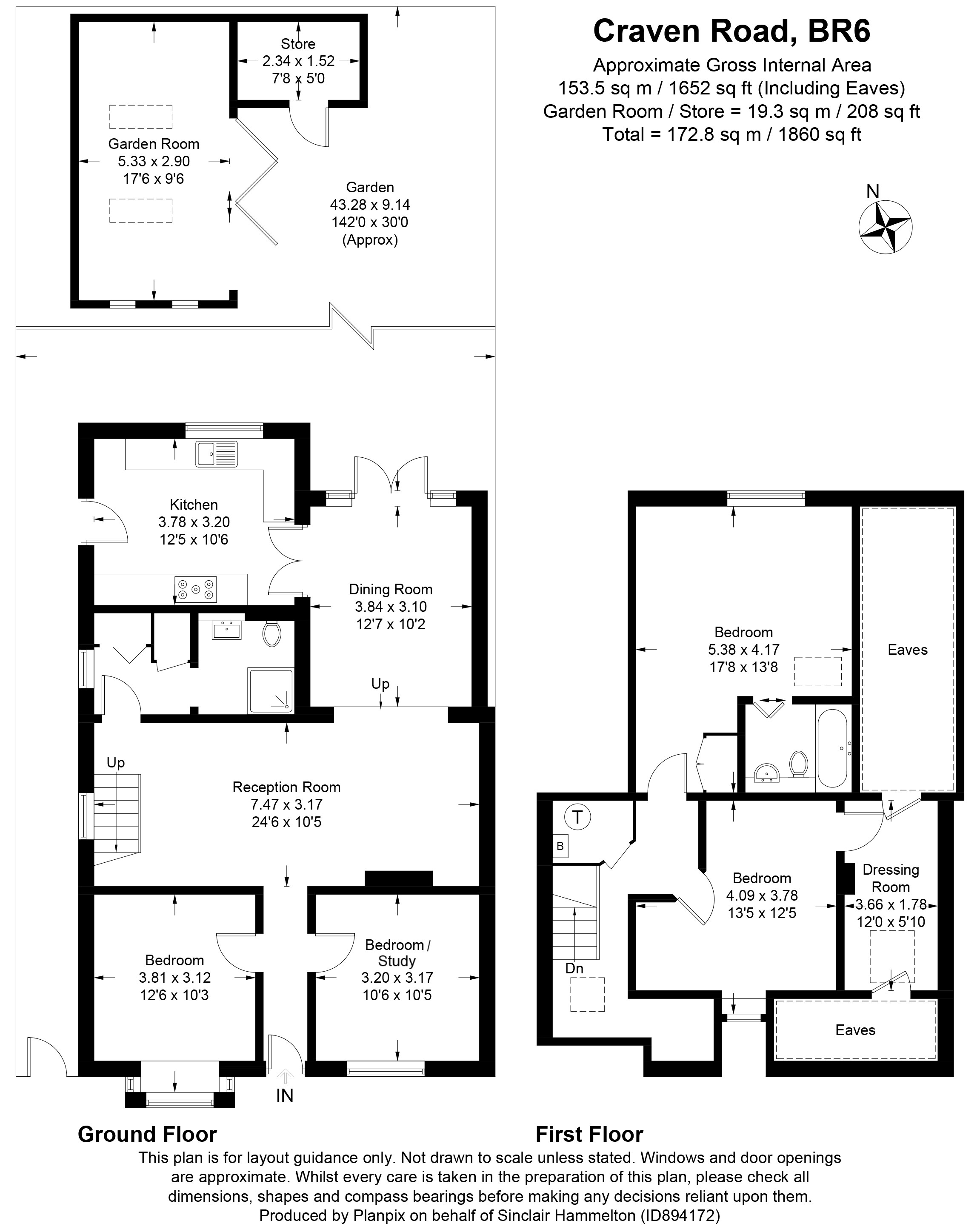 Craven Road, Orpington BR6, 4 bedroom semidetached house for sale