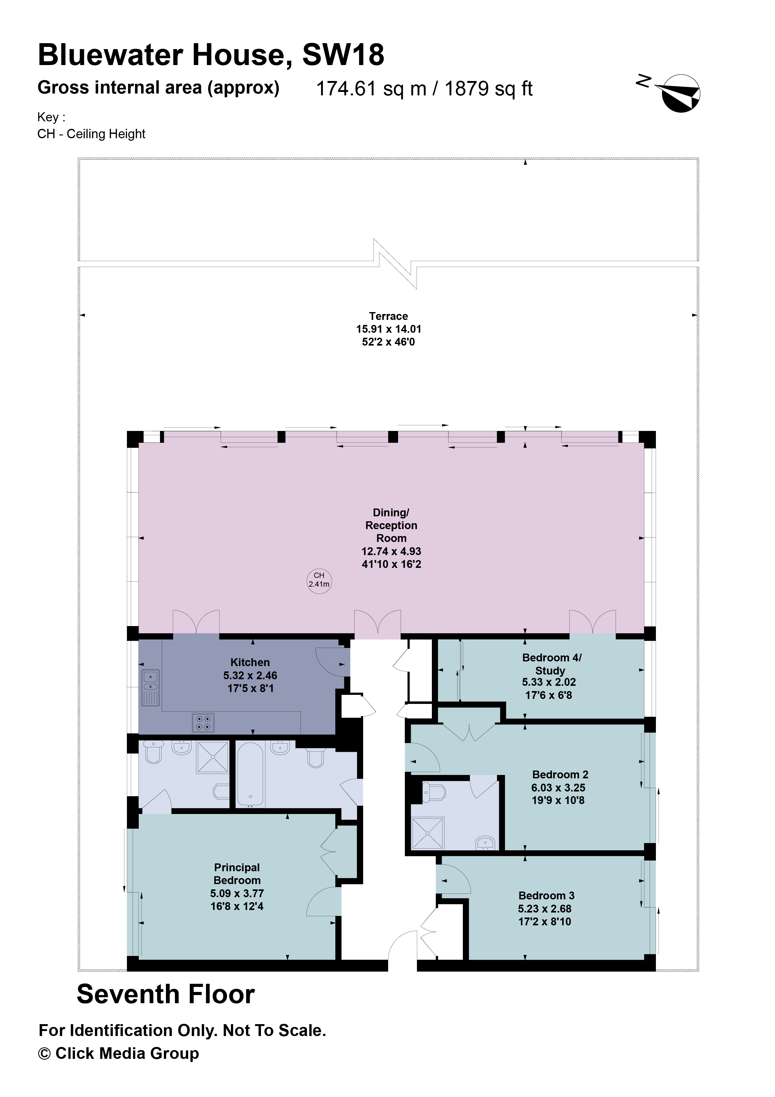 Flat 311, Bluewater House,, Smugglers Way, London floorplan