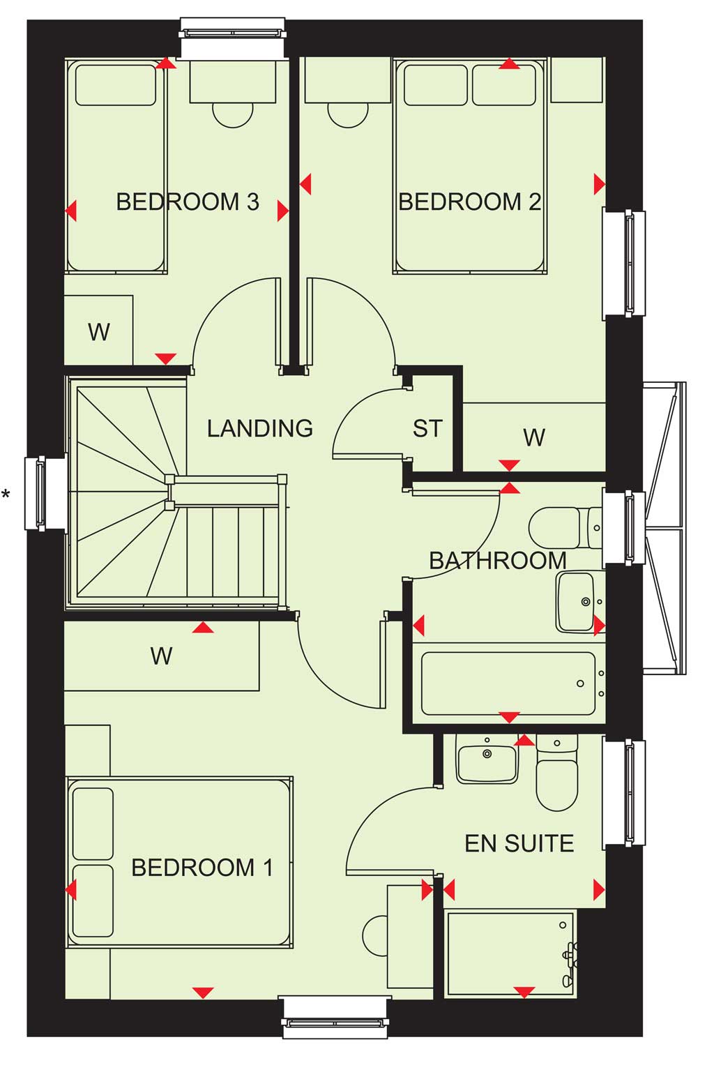 Isadora Lea, Coventry floorplan