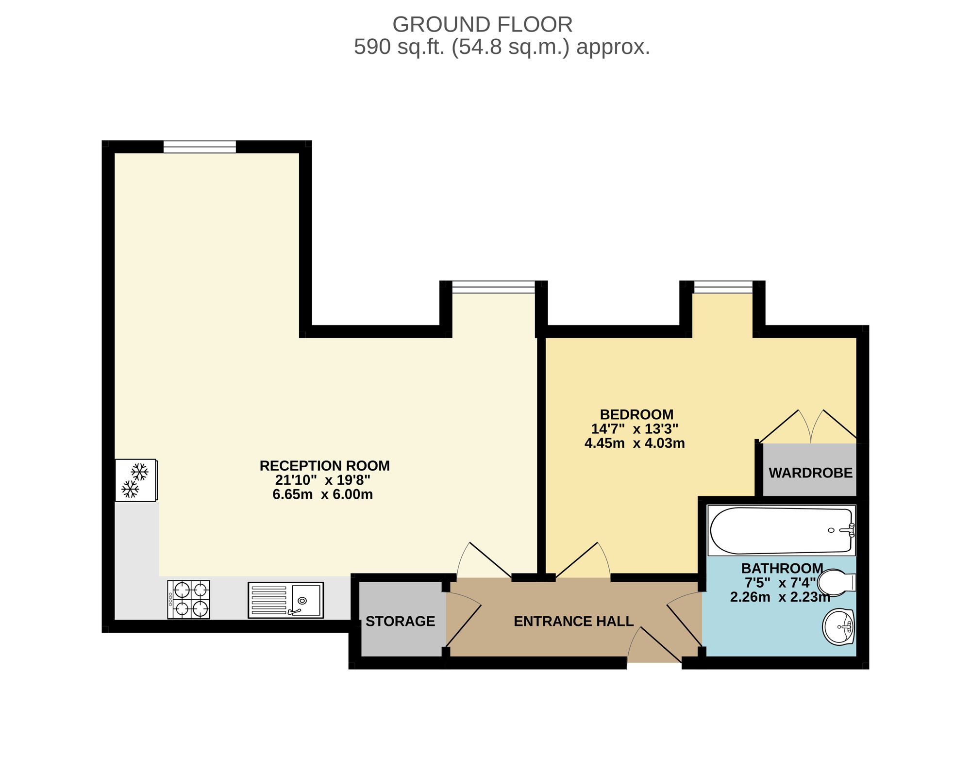 Flat 18, Beech House, Walton-On-Thames floorplan