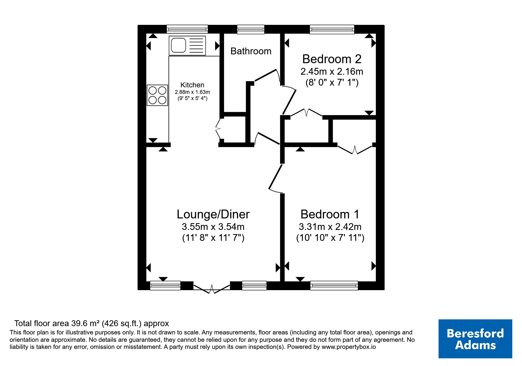 Chalet 16,, Glan Gwna Holiday Park, Caernarfon floorplan
