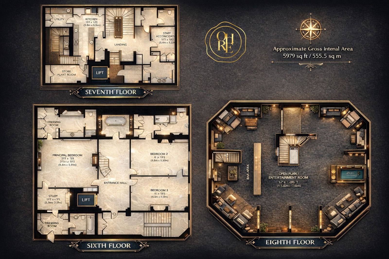 St Pancras Chambers,Apartment 6-36, Euston Road, London floorplan