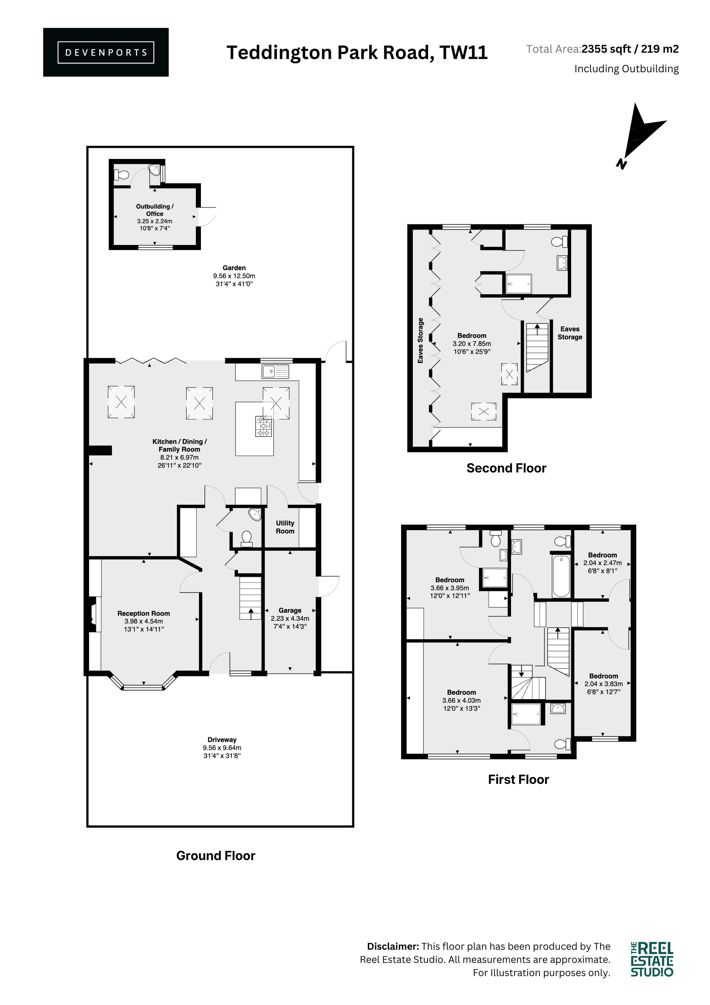 82, Teddington Park Road, Teddington floorplan